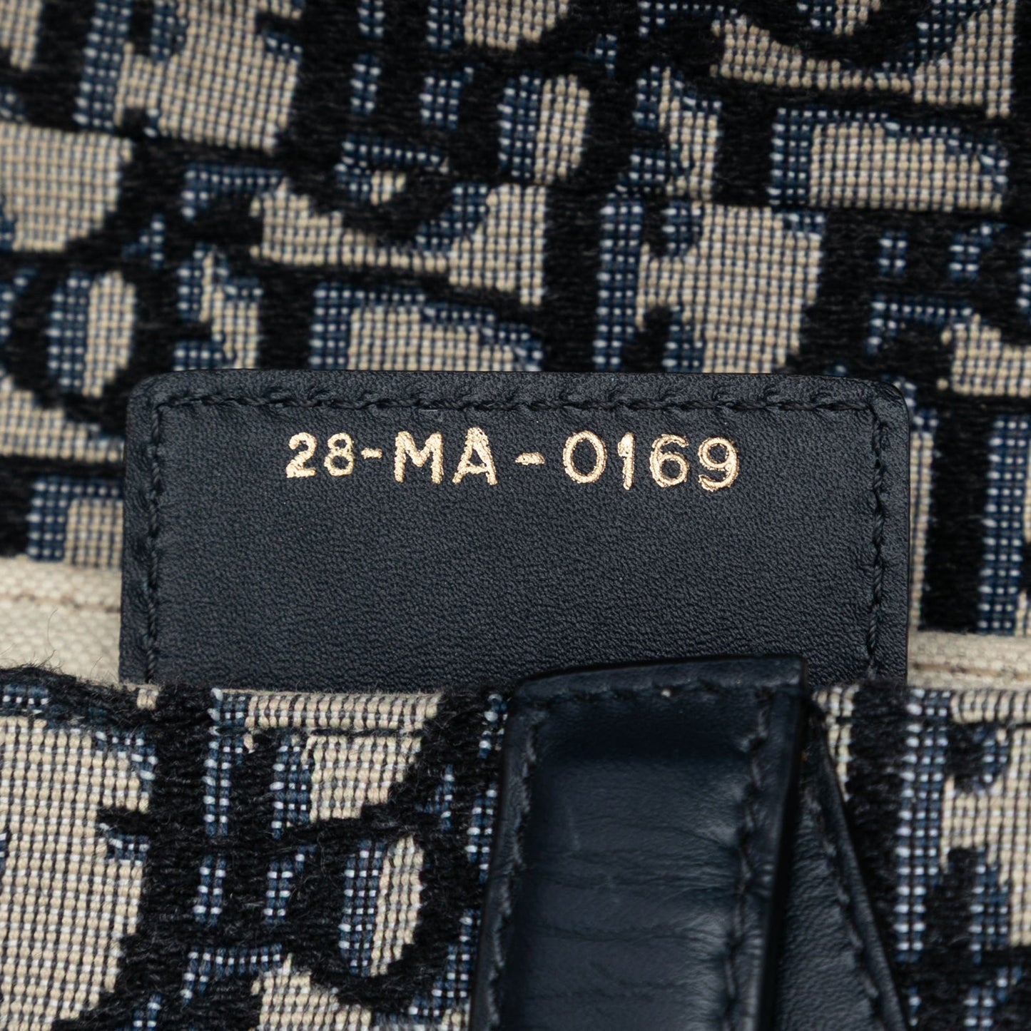 Dior Oblique Canvas Saddle Bag