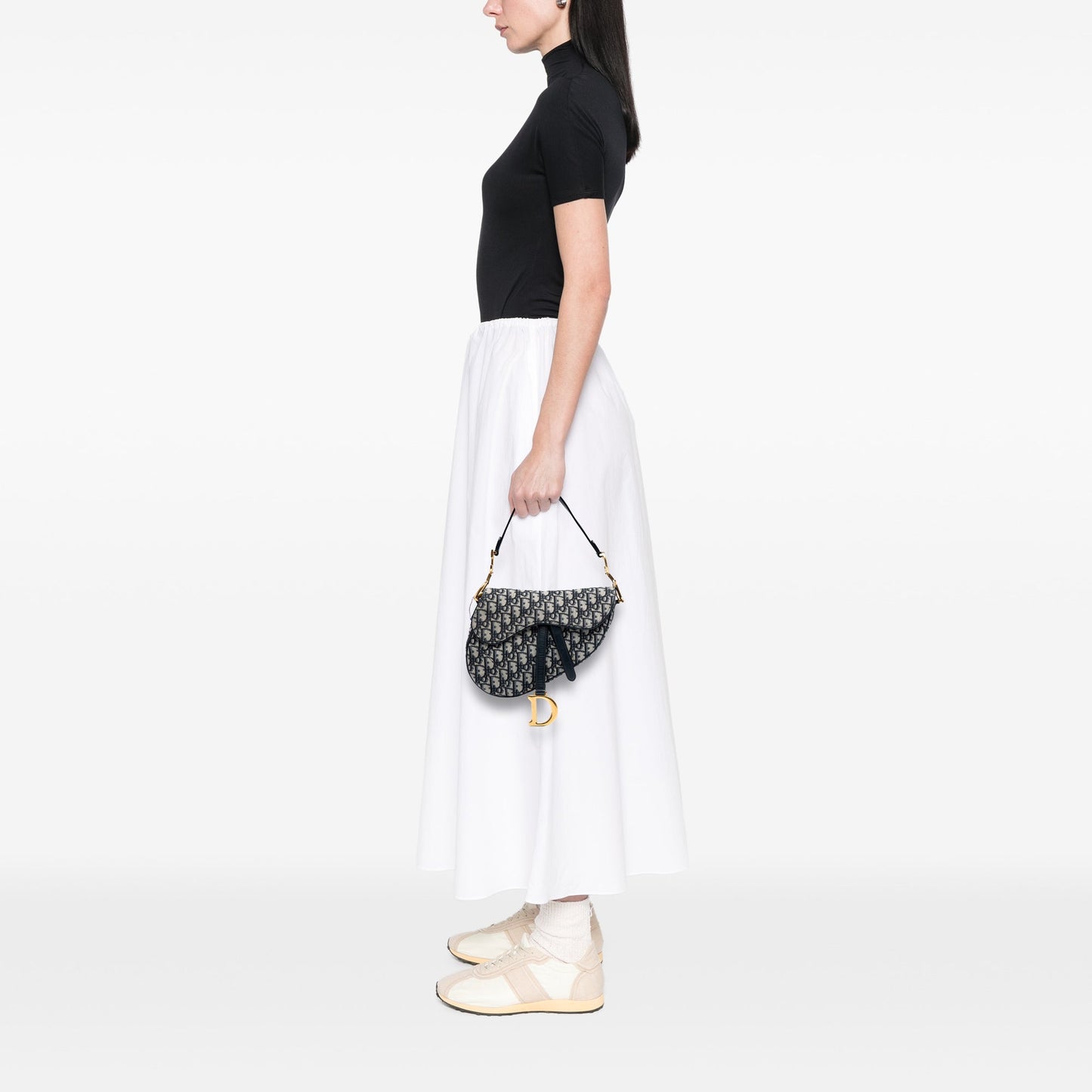 Dior Oblique Canvas Saddle Bag