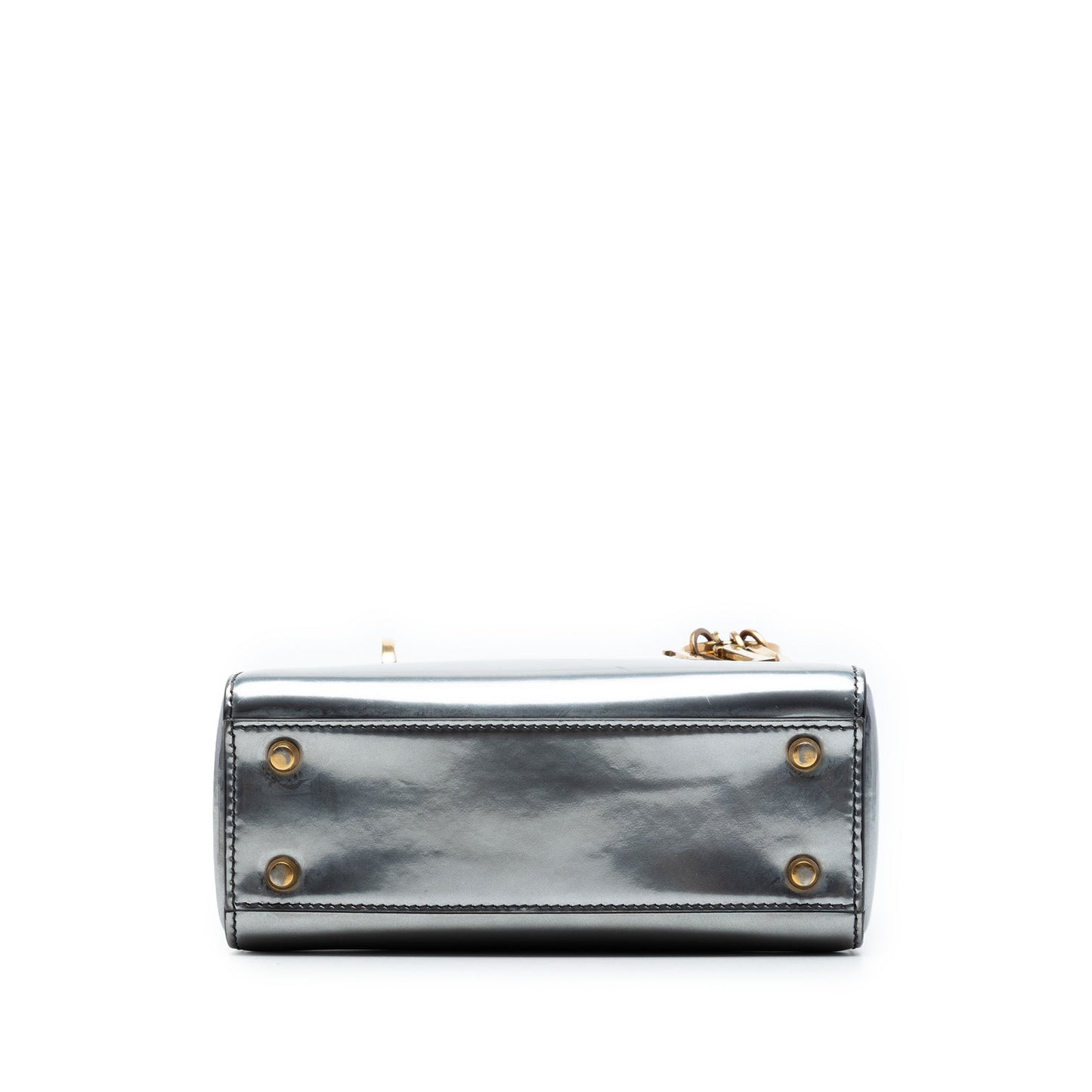 Dior Mini Metallic Patent Lady Dior