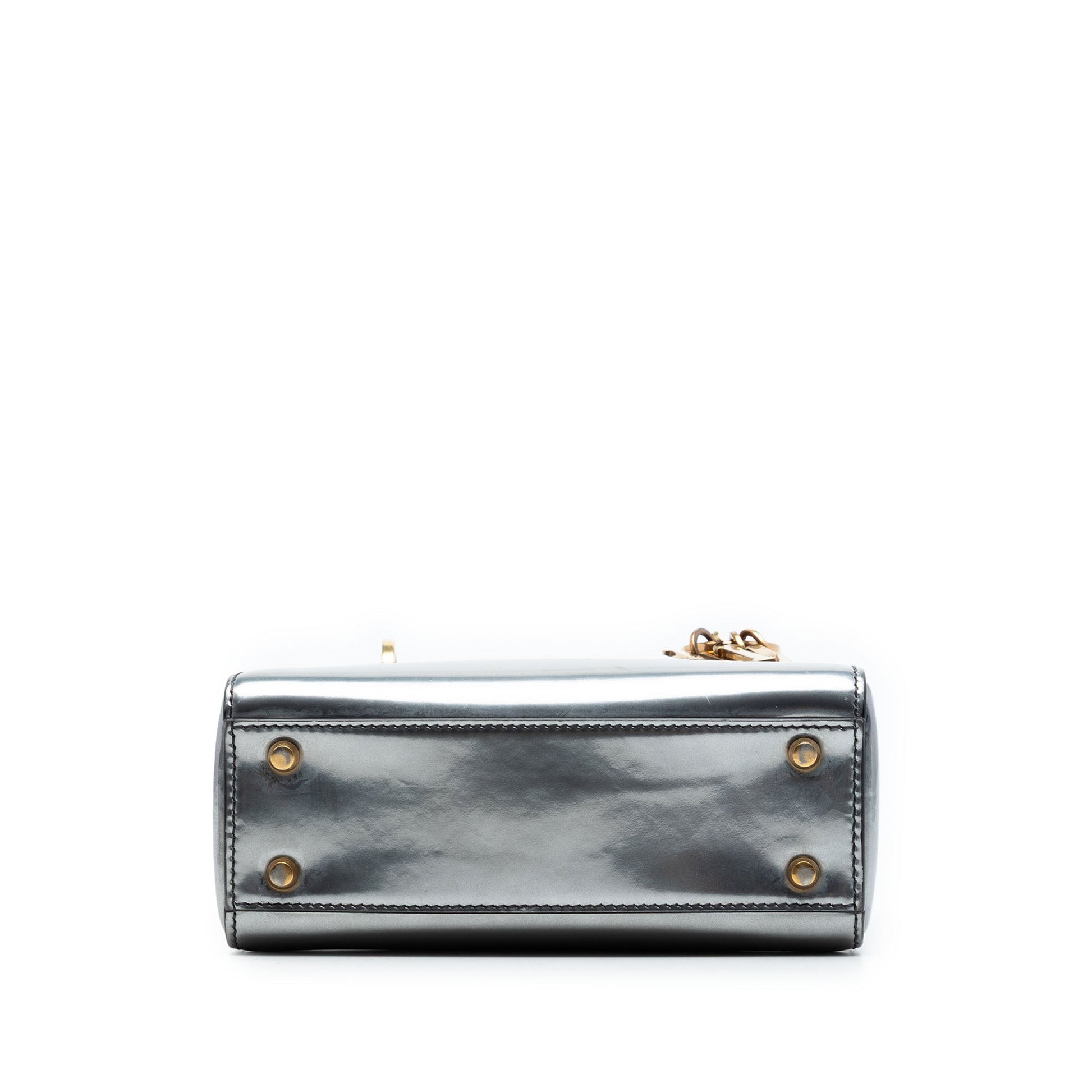 Dior Mini Metallic Patent Lady Dior