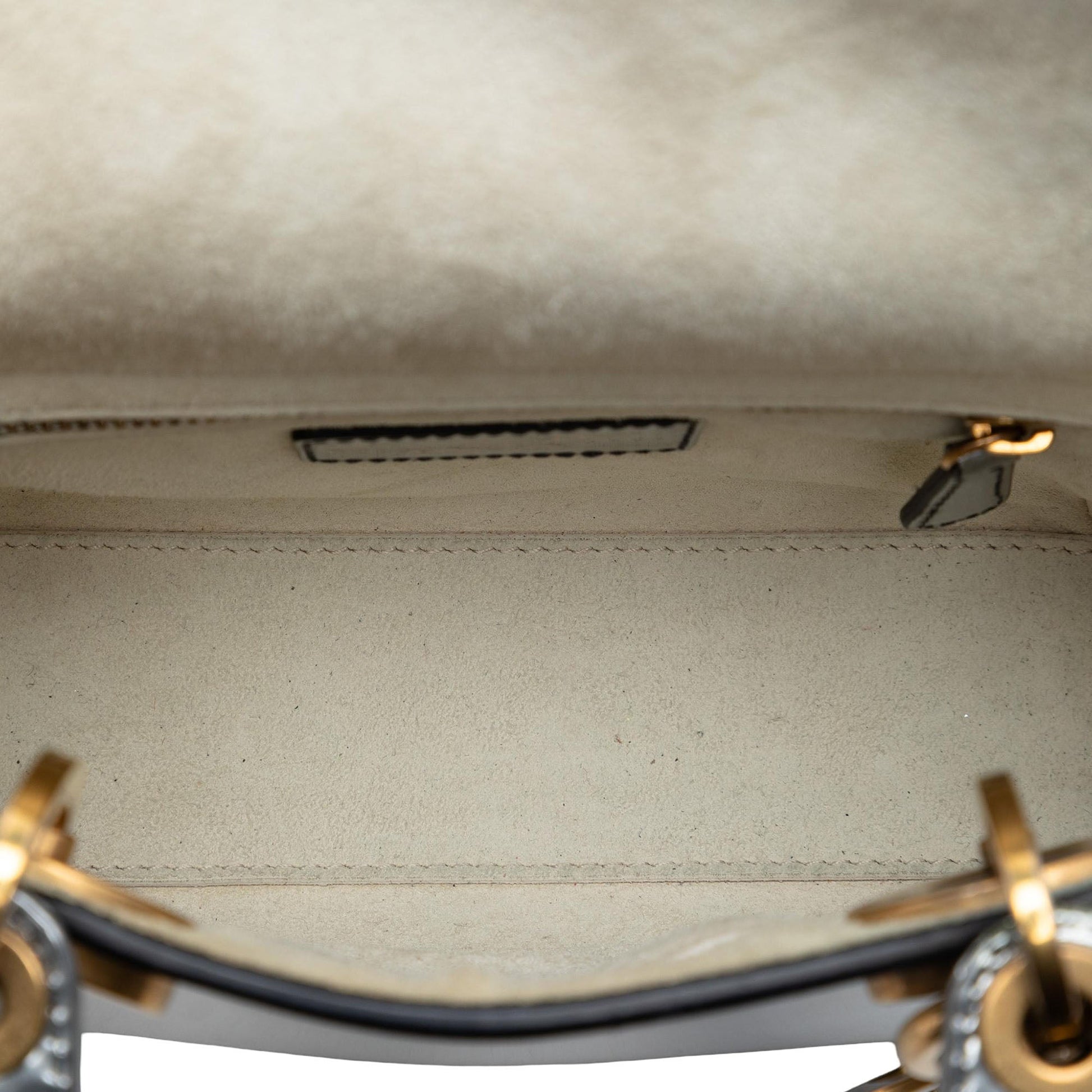 Dior Mini Metallic Patent Lady Dior