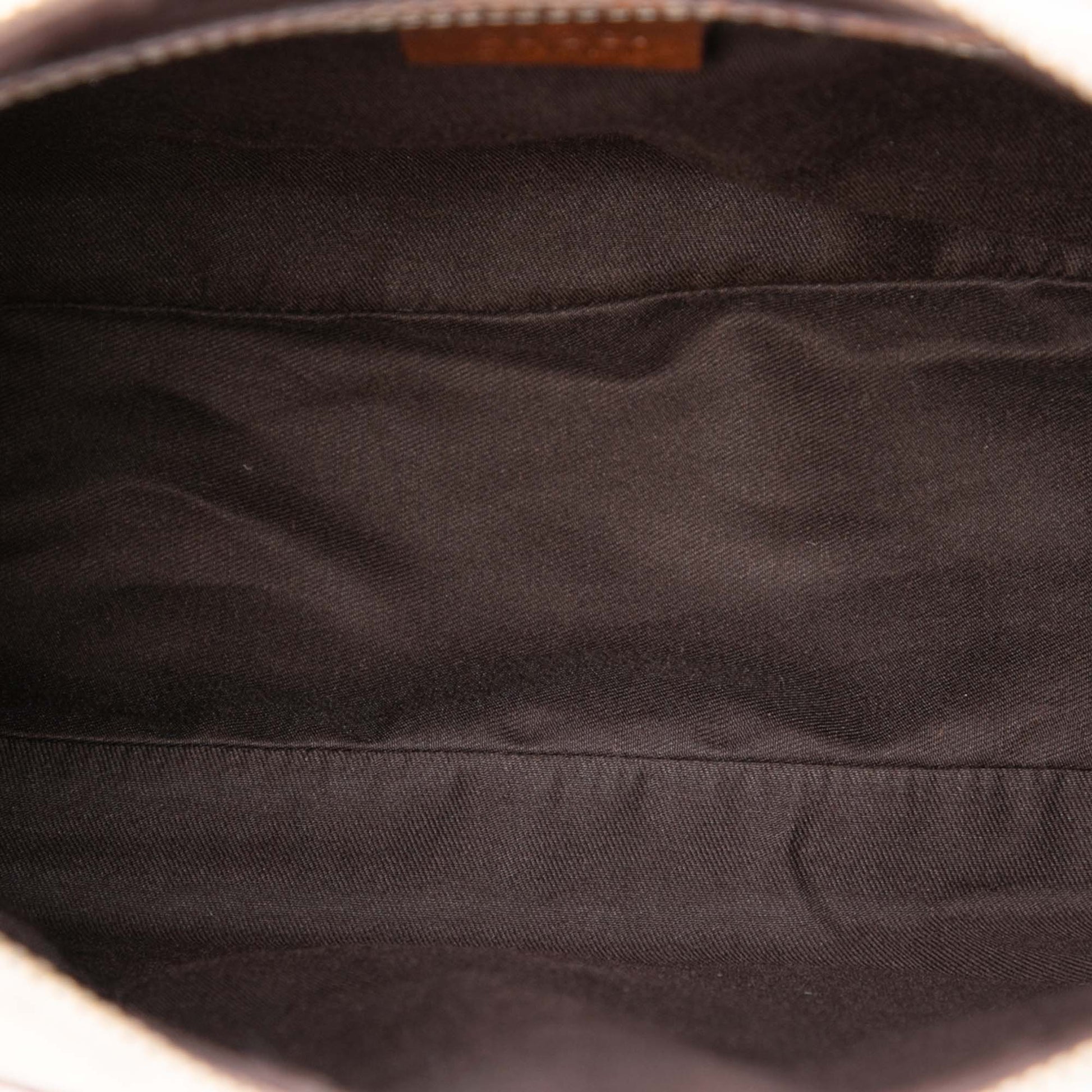 Gucci GG Canvas Bamboo Anita Handbag