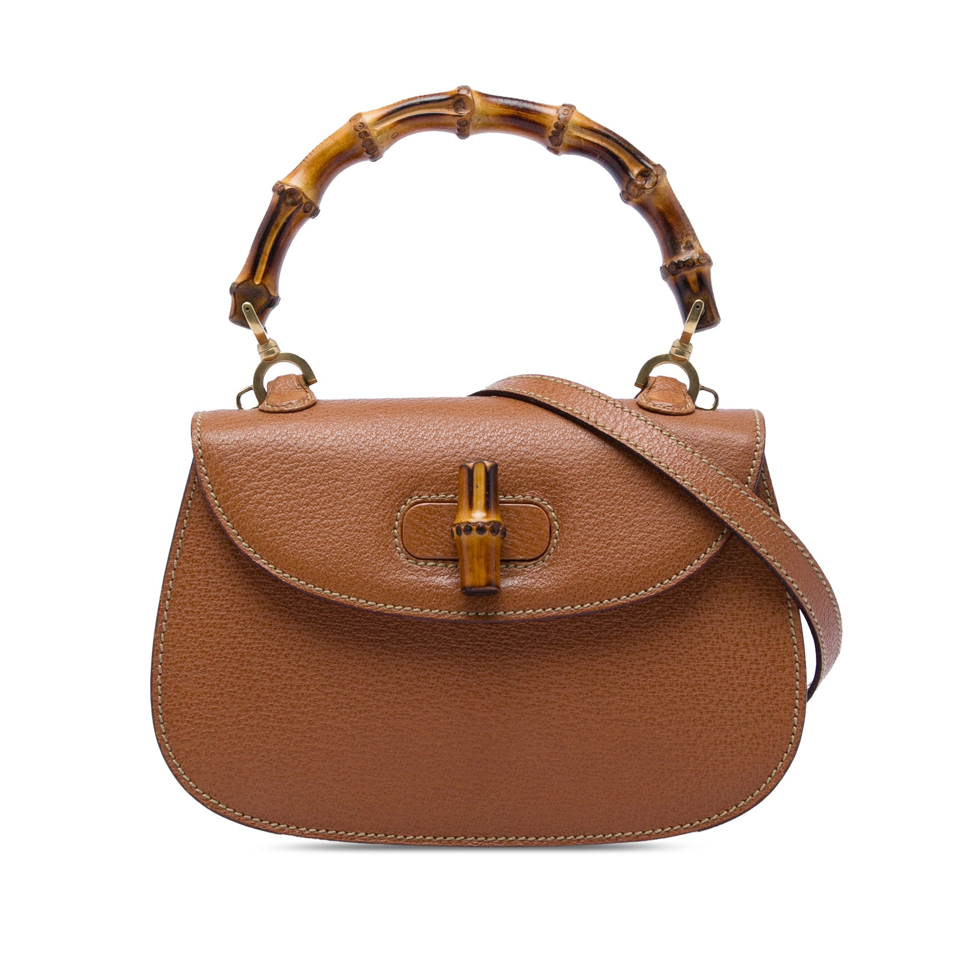 Gucci Small Grained Calfskin Bamboo Night