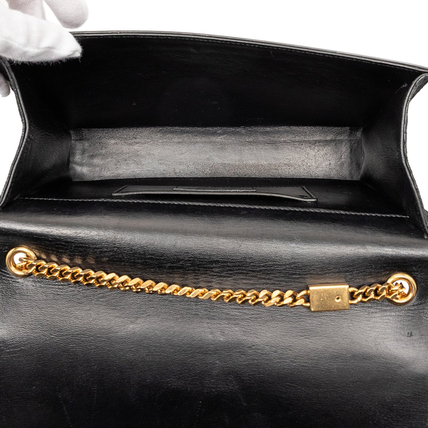 Saint Laurent Medium Suede Monogram Kate Tassel Crossbody