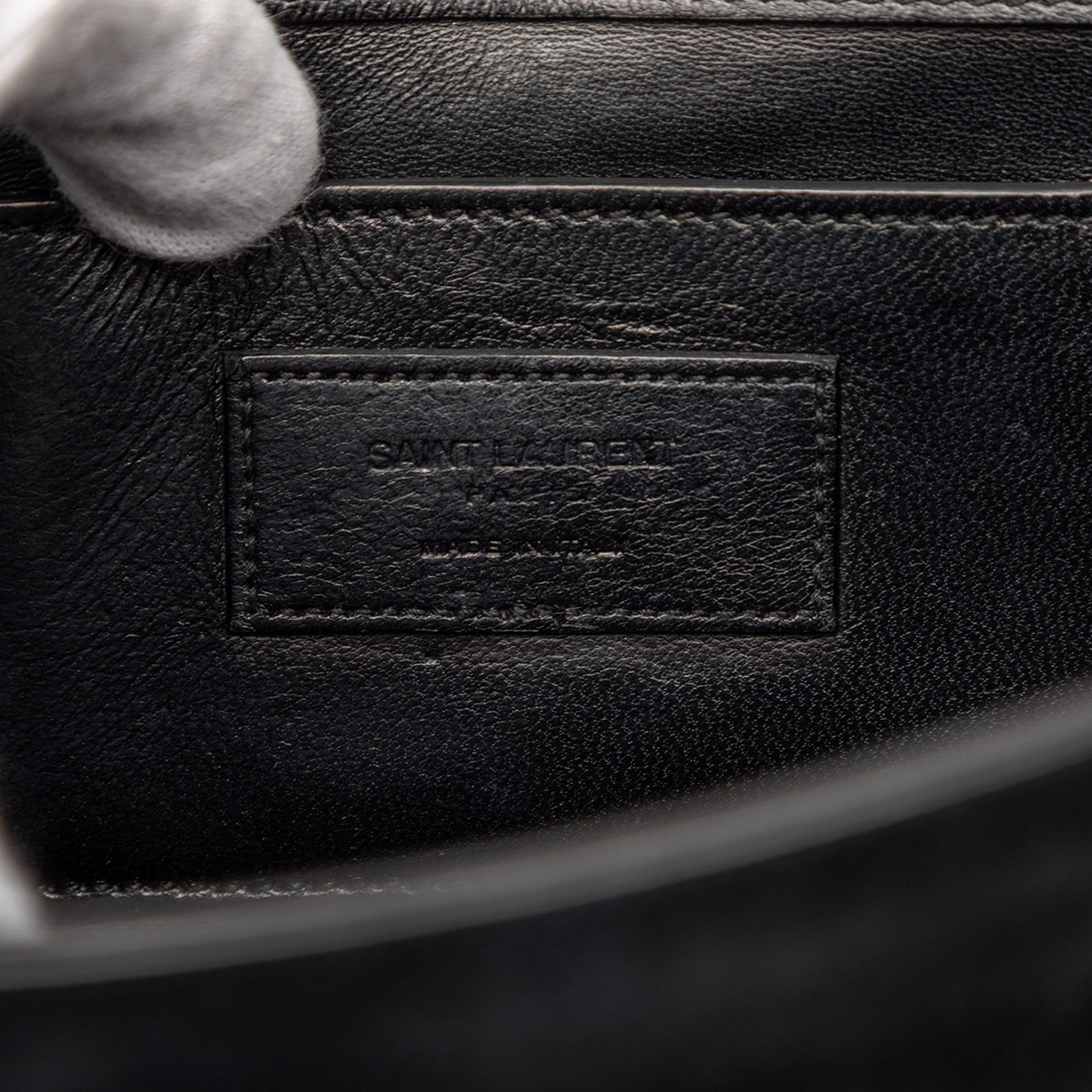 Saint Laurent Medium Suede Monogram Kate Tassel Crossbody