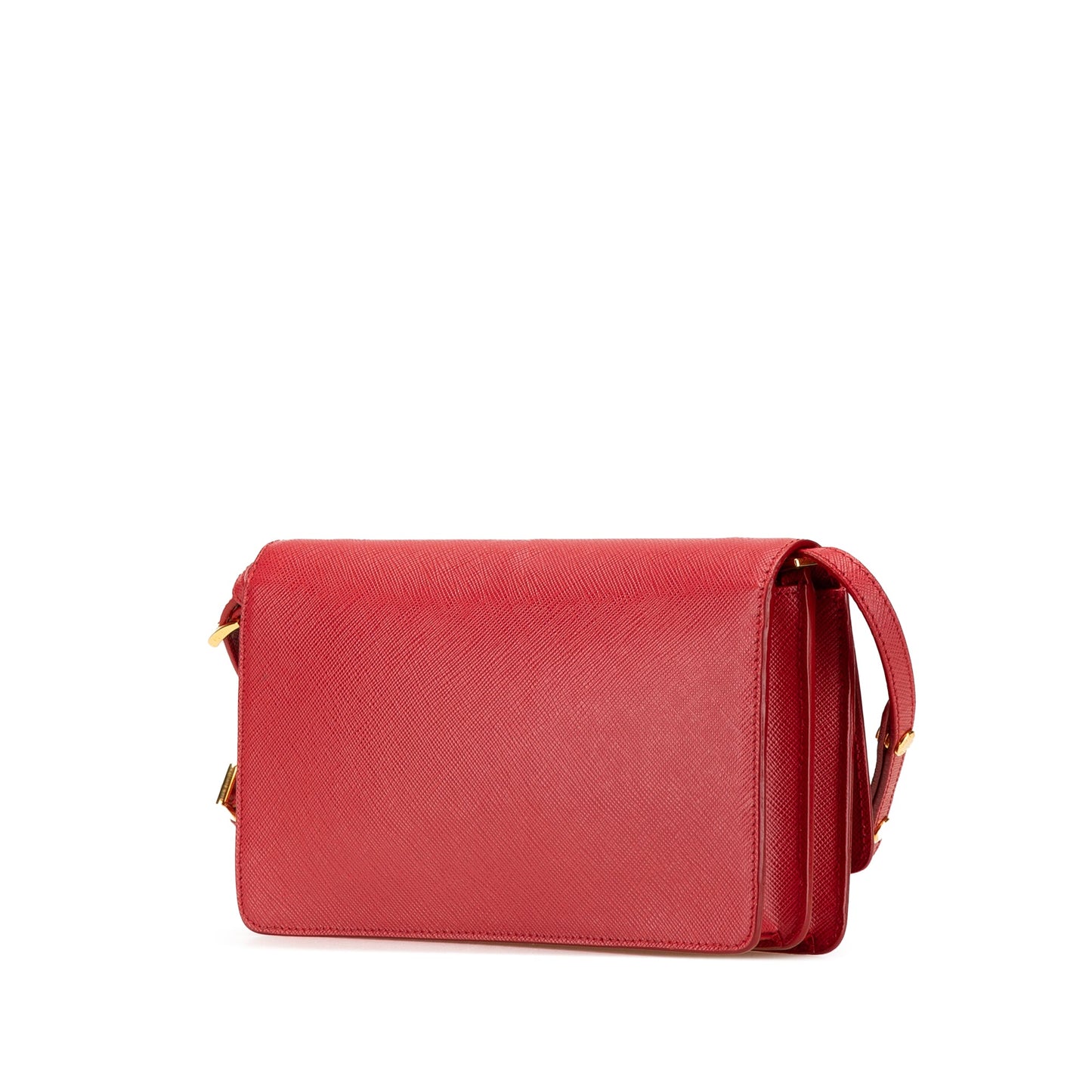 Prada Saffiano Lux Bow Wallet On Strap