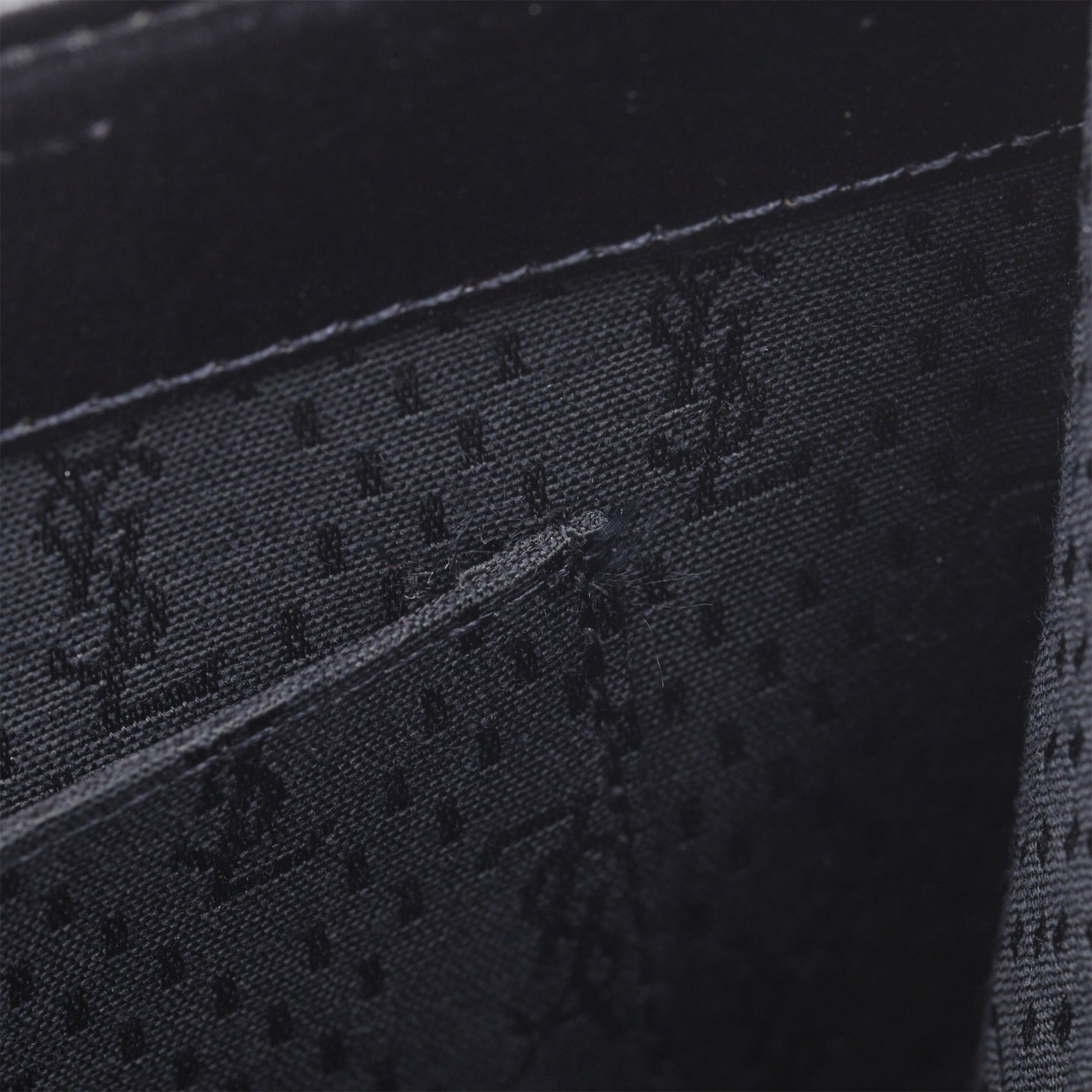 Saint Laurent Croc Embossed Patent Clutch