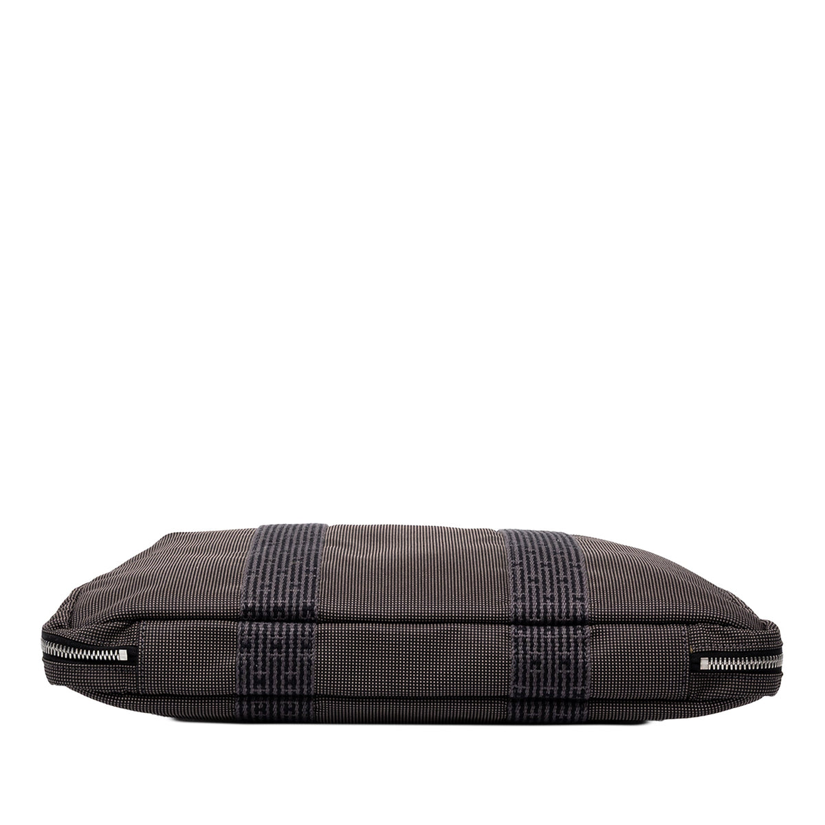 Hermès Canvas Herline Porte Documents — Brown