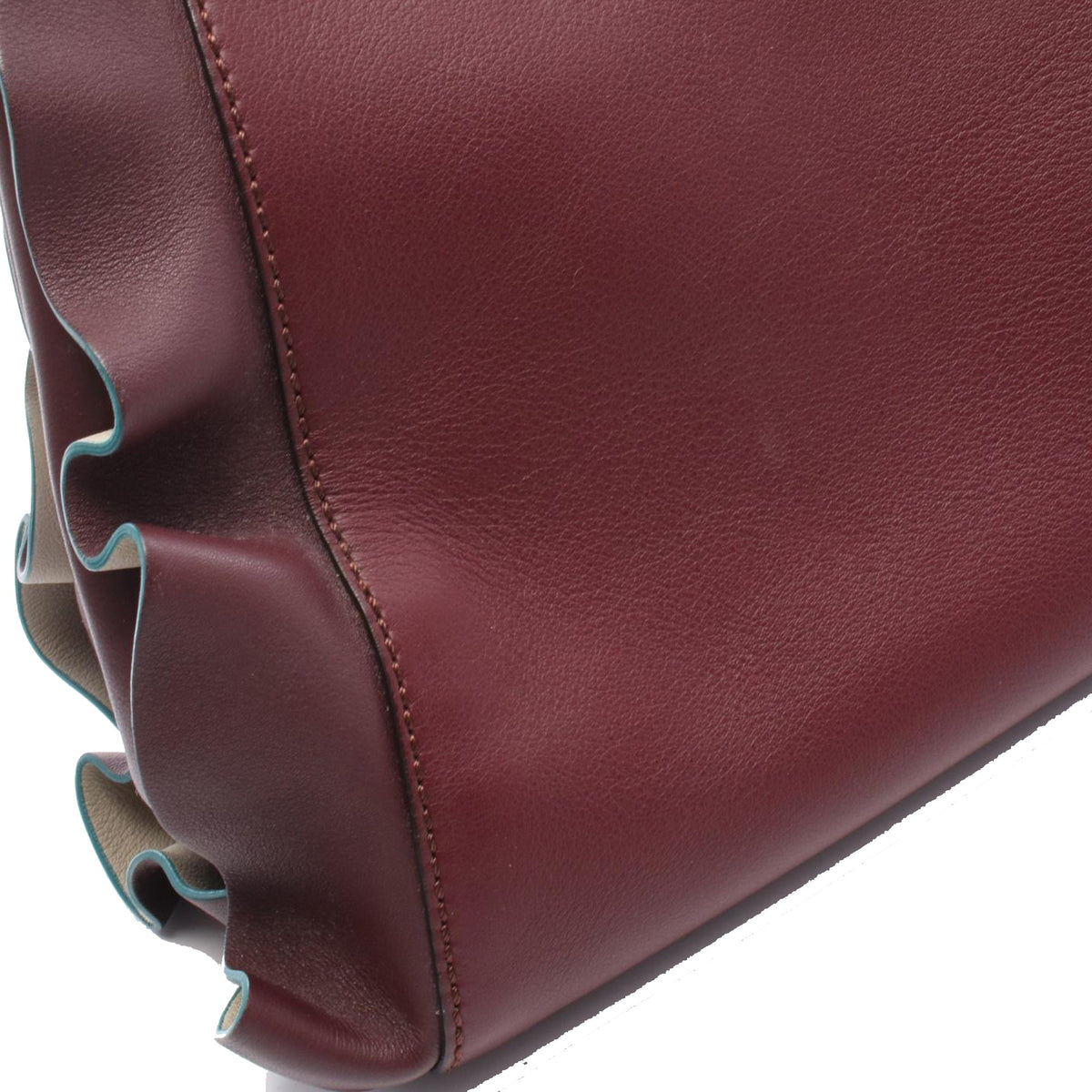 Fendi Medium Nappa Waves Peekaboo Iconic Satchel