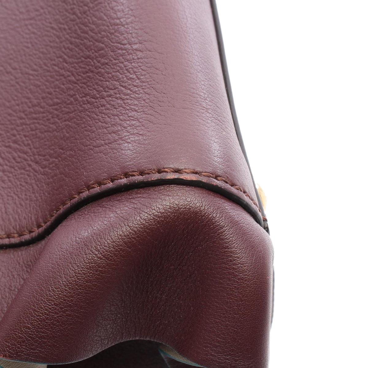 Fendi Medium Nappa Waves Peekaboo Iconic Satchel