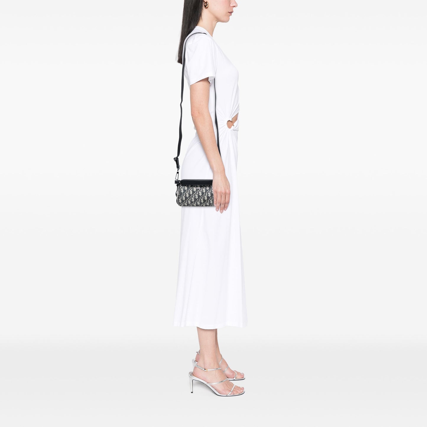 Dior Mini Oblique Canvas Roller Messenger Bag