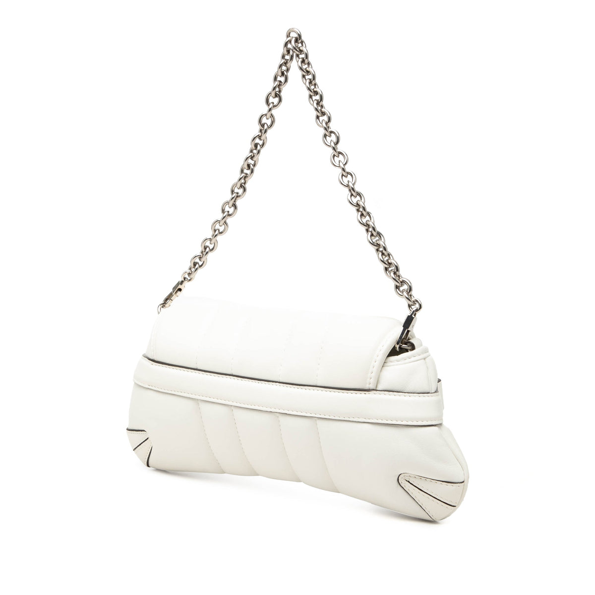 Gucci Small Quilted Calfskin Horsebit Chain Satchel
