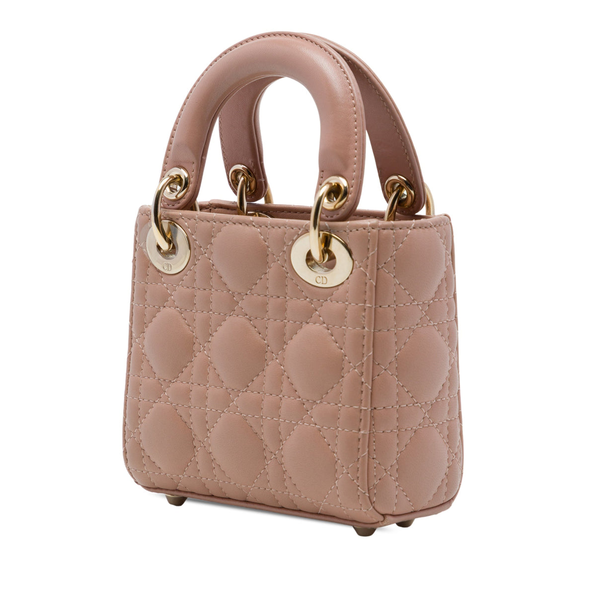 Dior Micro Lambskin Cannage Lady Dior