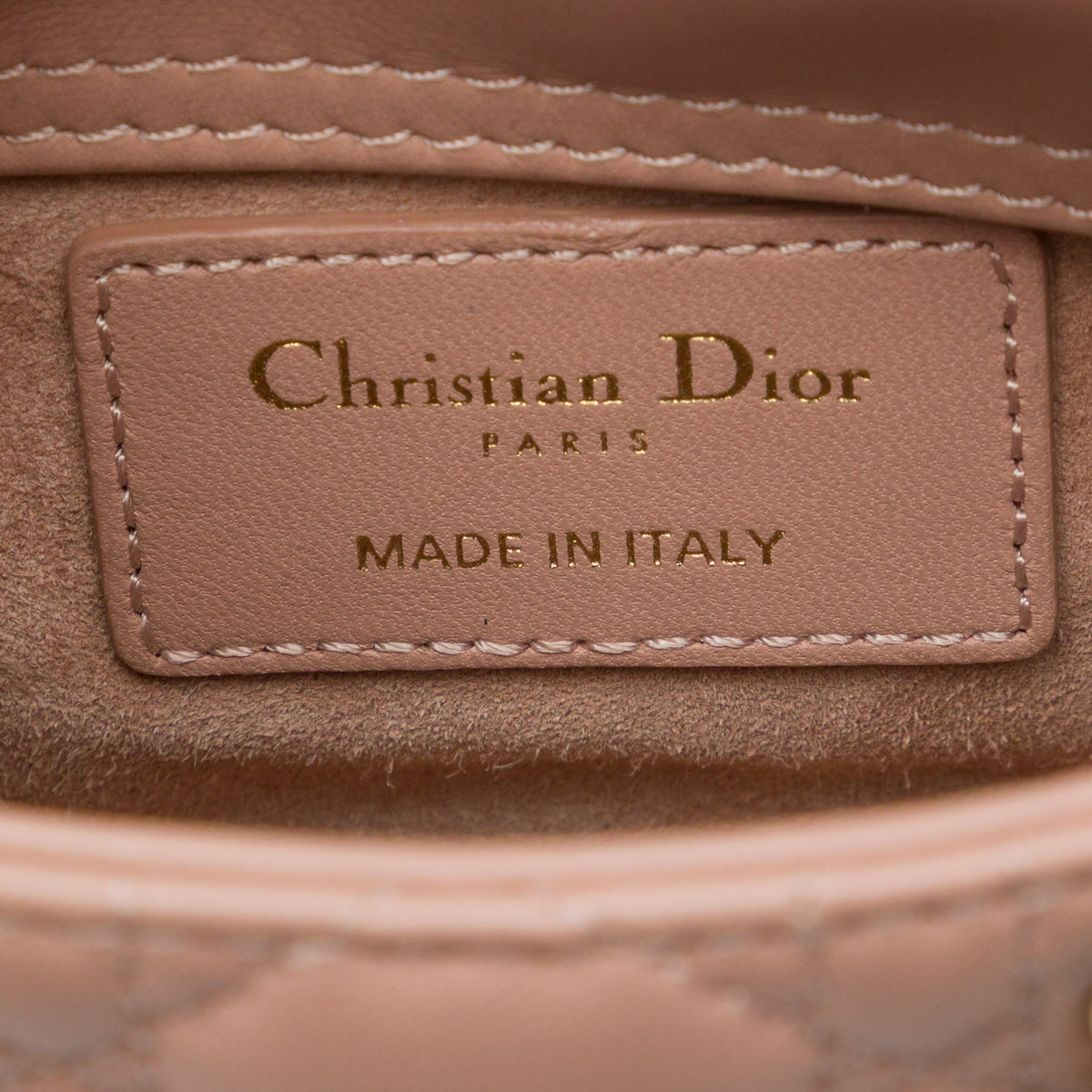 Dior Micro Lambskin Cannage Lady Dior
