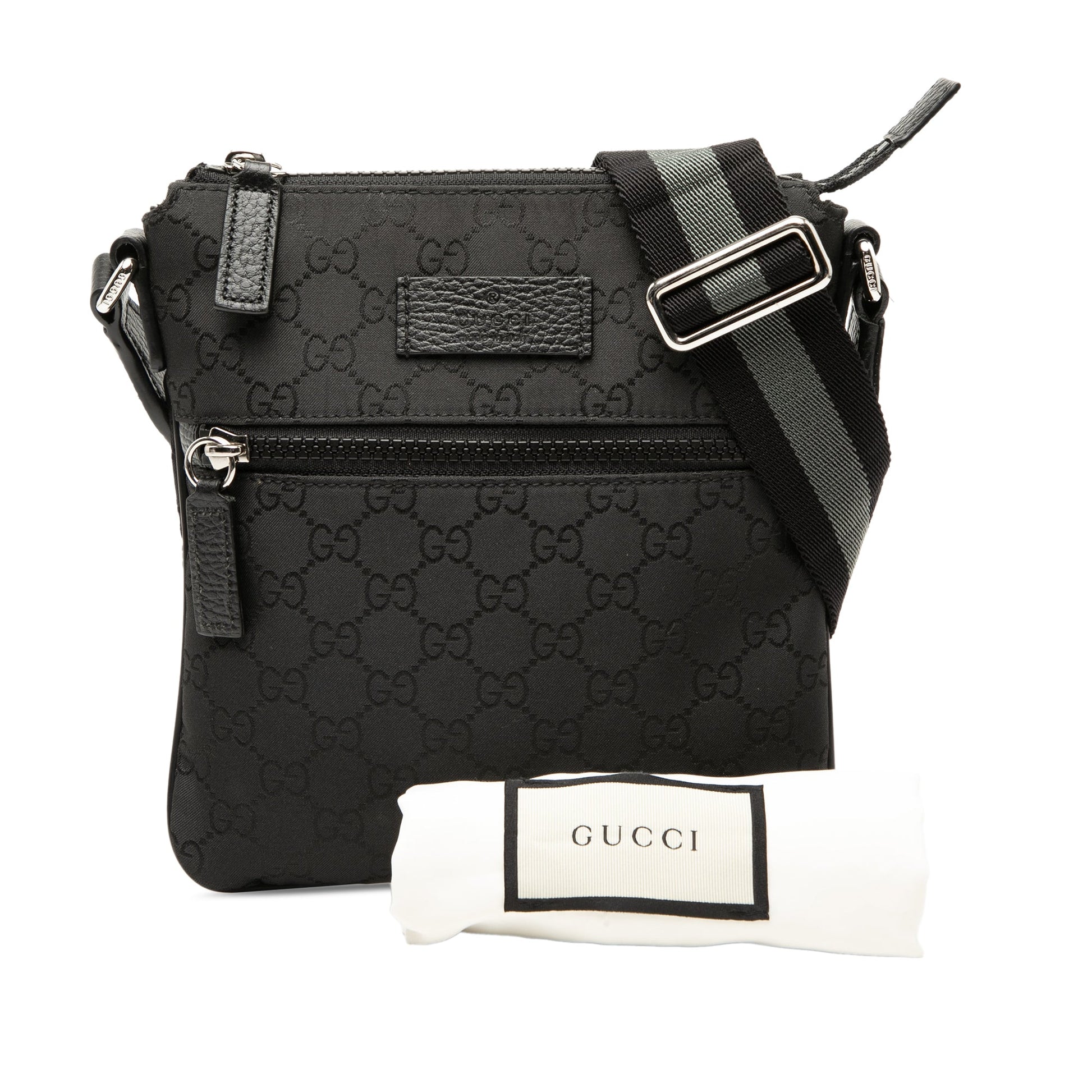 Gucci GG Nylon Web Crossbody