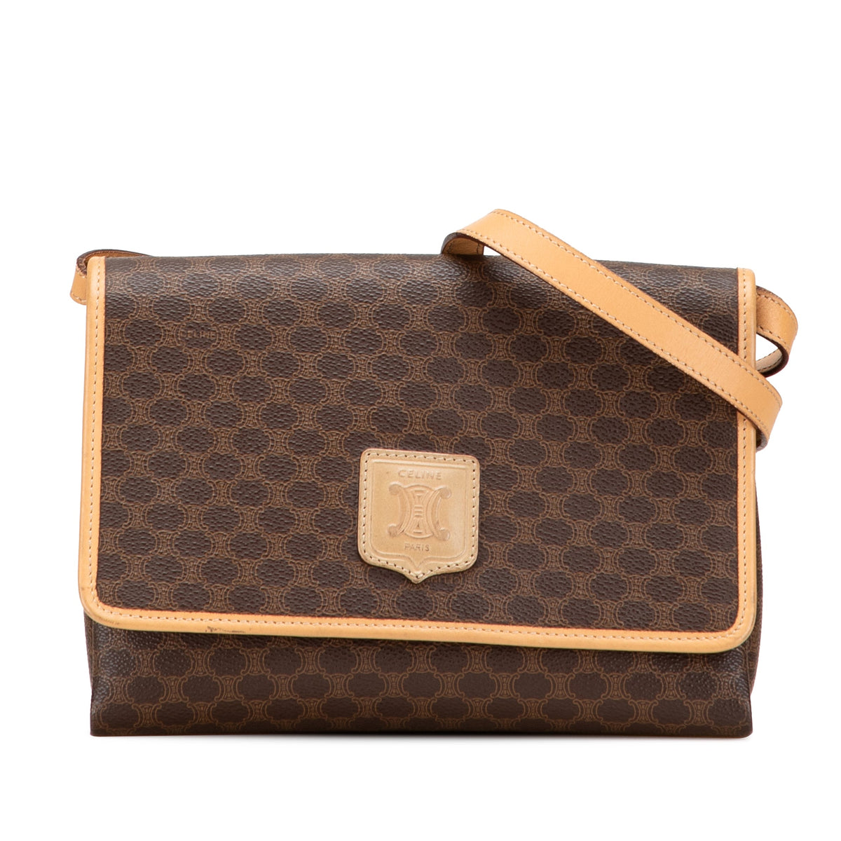 Celine Macadam Coated Canvas Crossbody