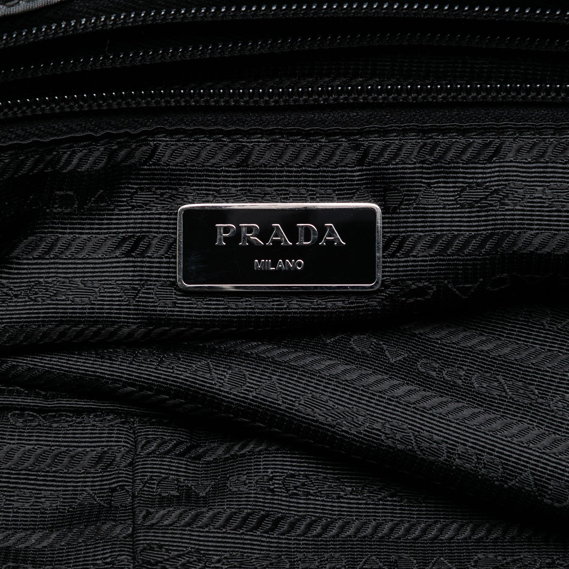 Prada Tessuto City and Jungle Print Tote