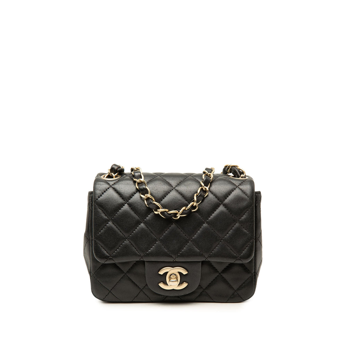 Chanel Mini Square Classic Lambskin Single Flap
