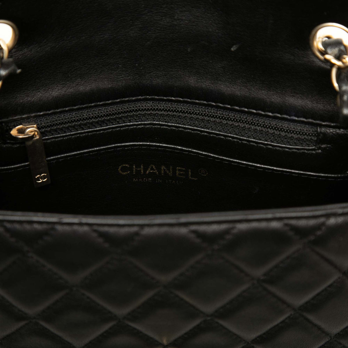 Chanel Mini Square Classic Lambskin Single Flap