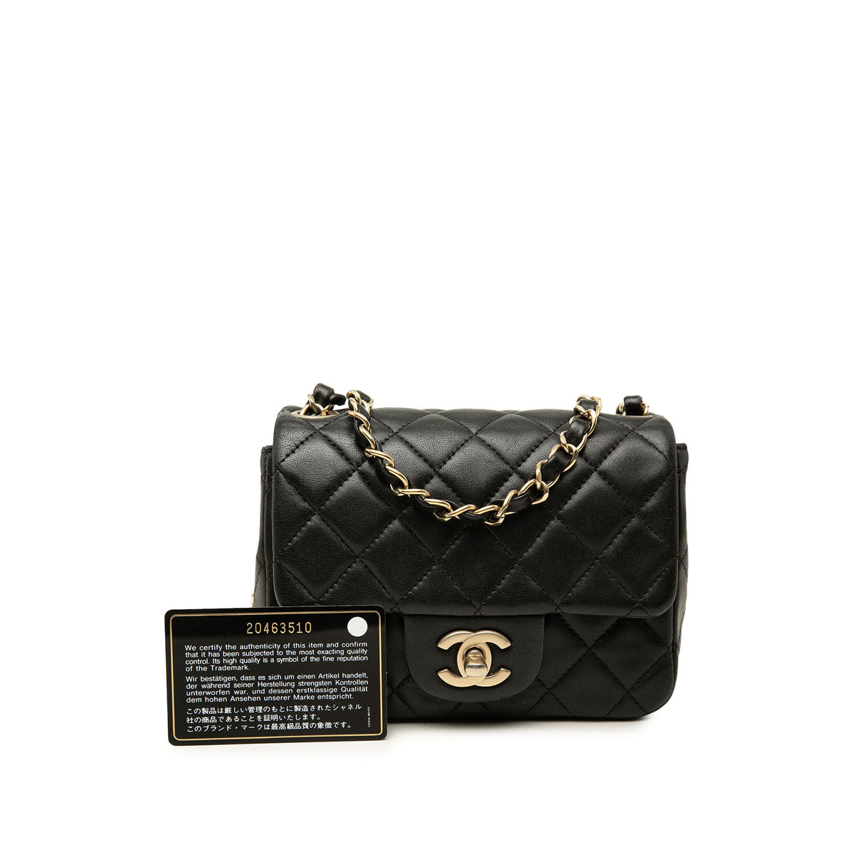 Chanel Mini Square Classic Lambskin Single Flap