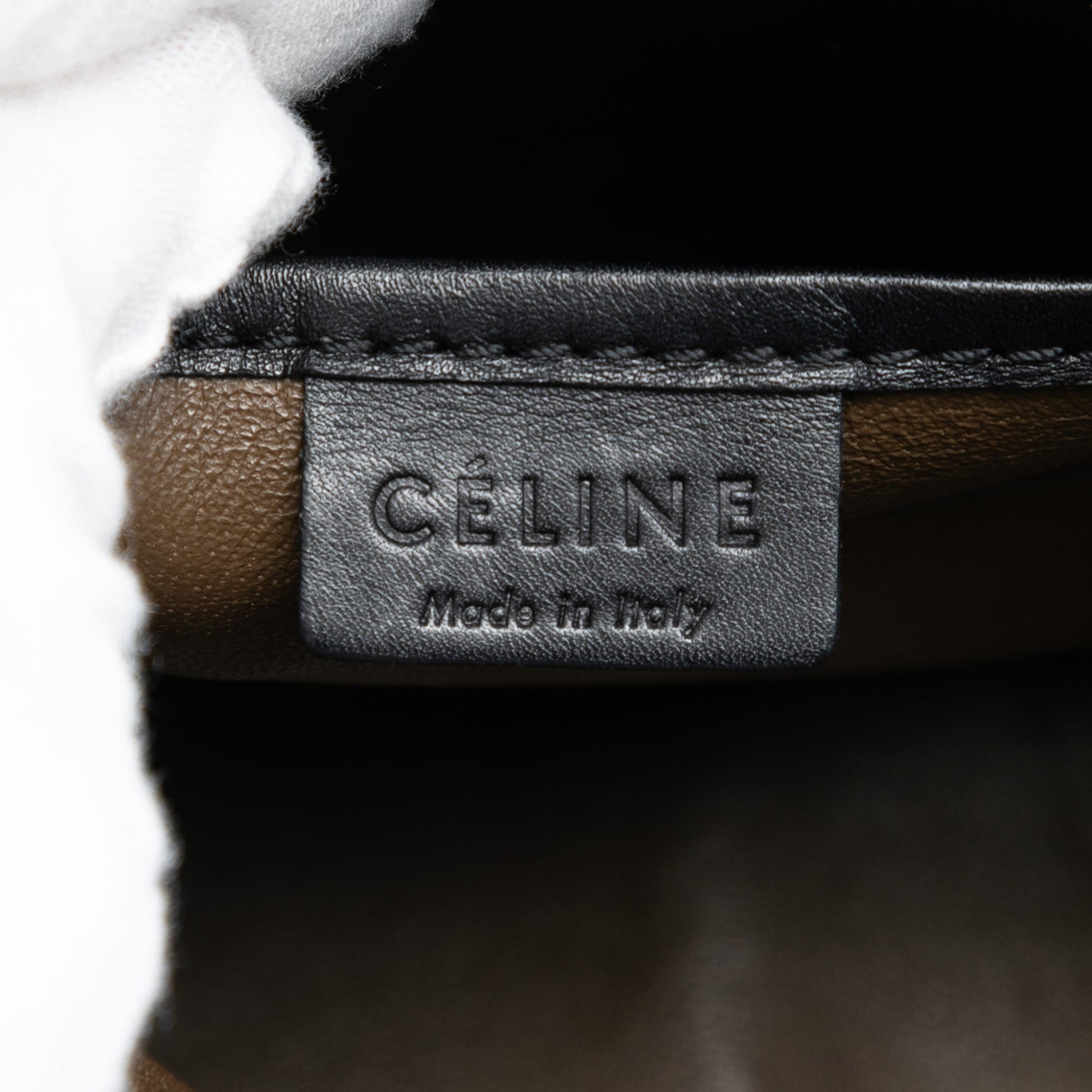 Celine Nano Tricolor Nubuck and Calfskin Luggage Tote