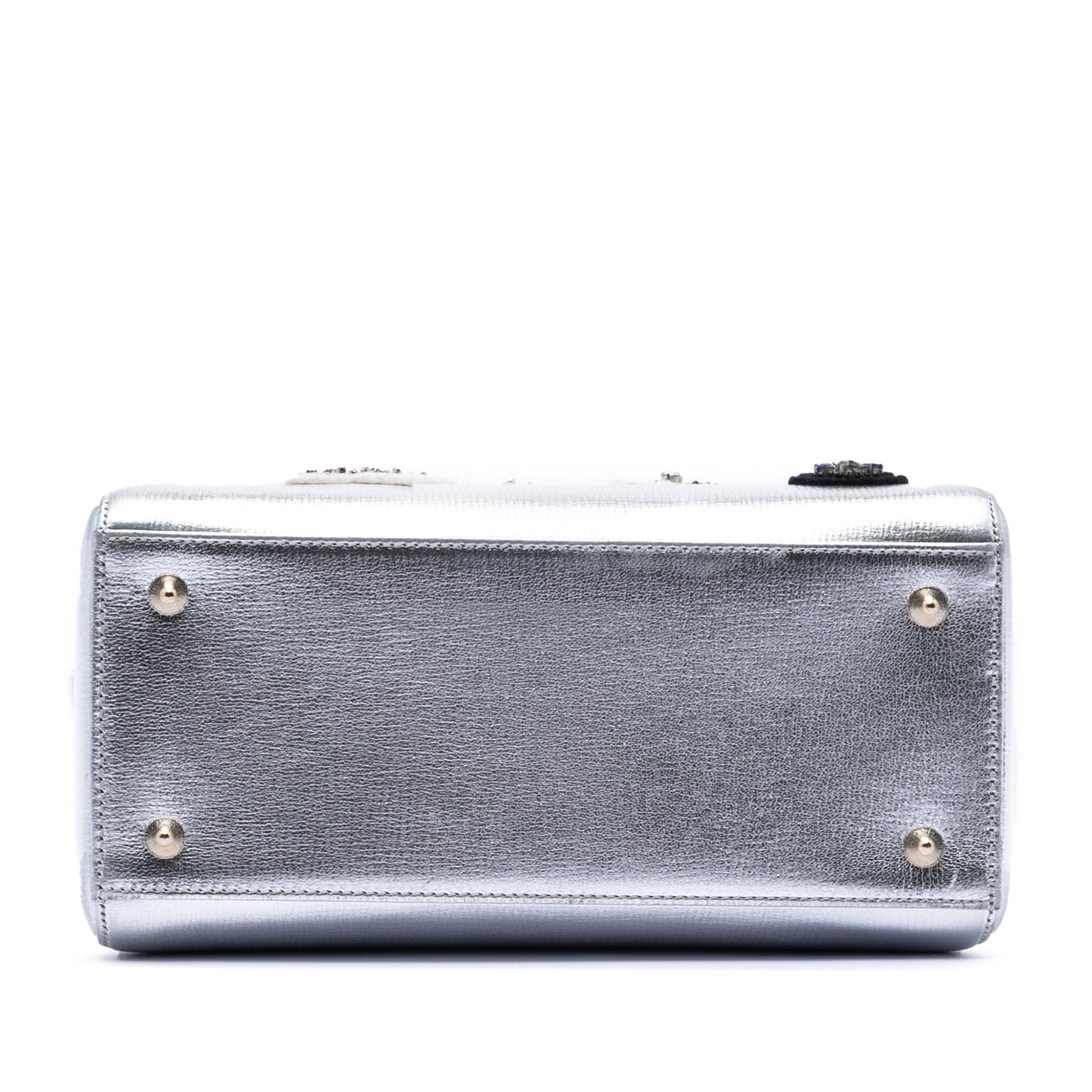 Dior Medium Calfskin Patch Embellished Lady Dior