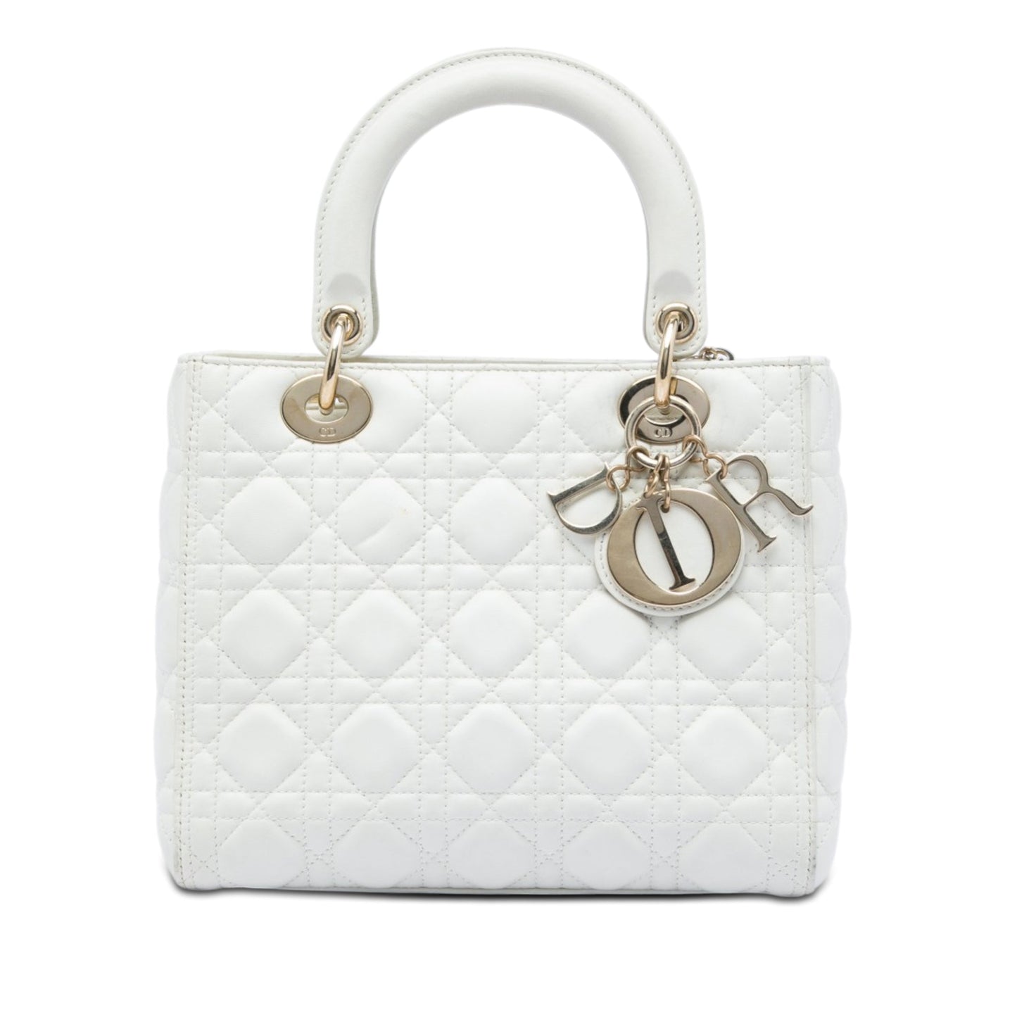 Dior Medium Lambskin Cannage Lady Dior