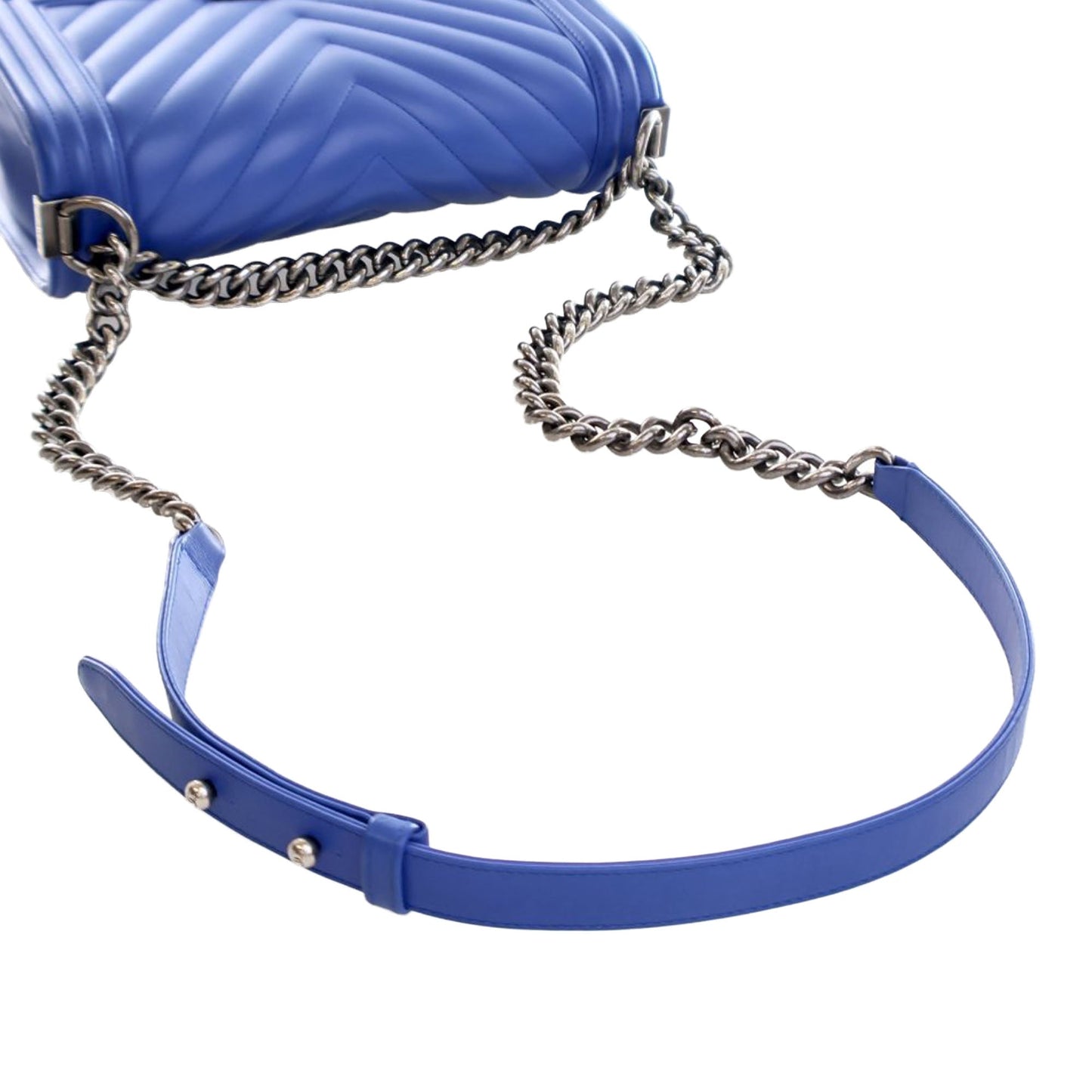 Chanel Old Medium Chevron Calfskin Boy Flap