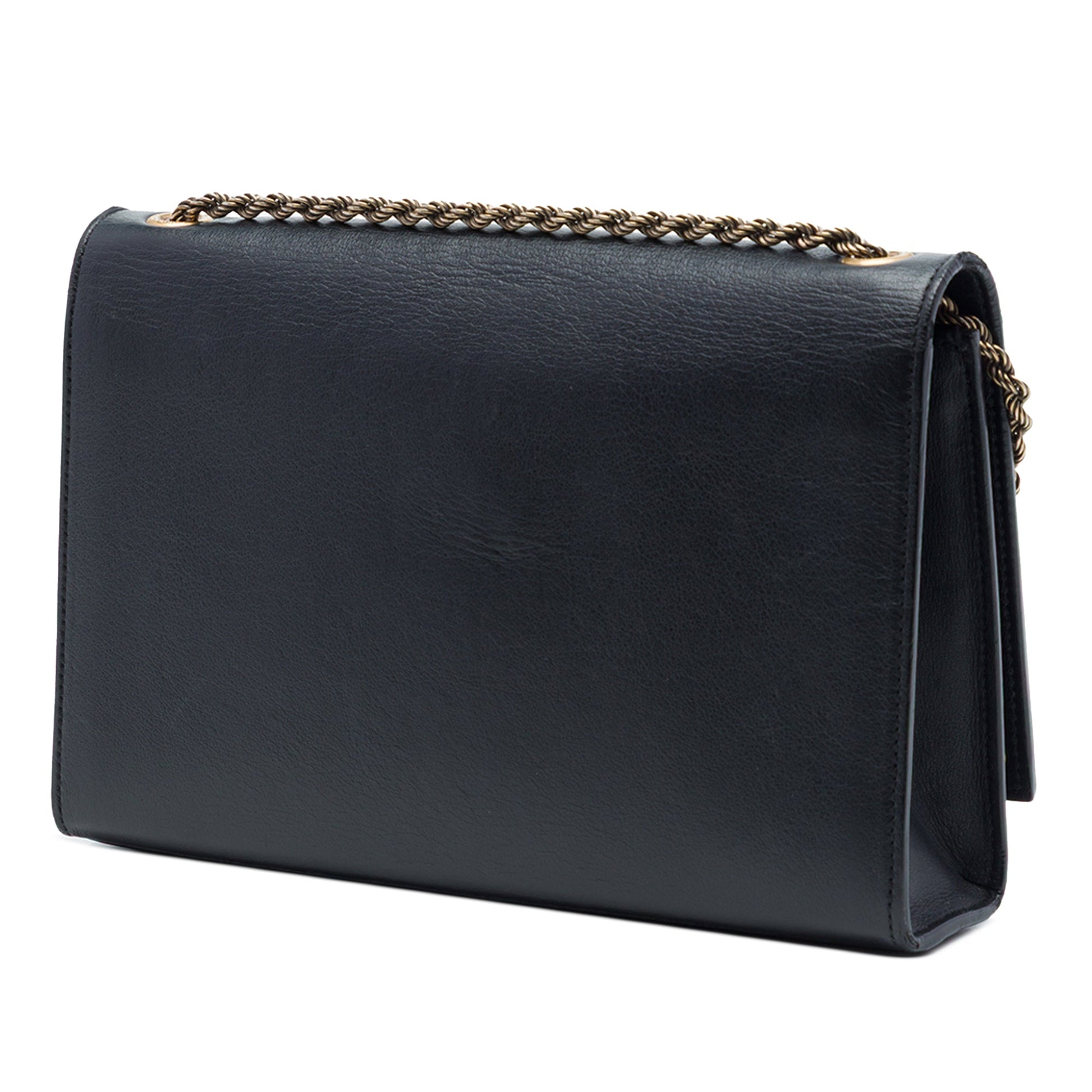 Saint Laurent Medium Smooth Calfskin Braided Monogram Kate Crossbody