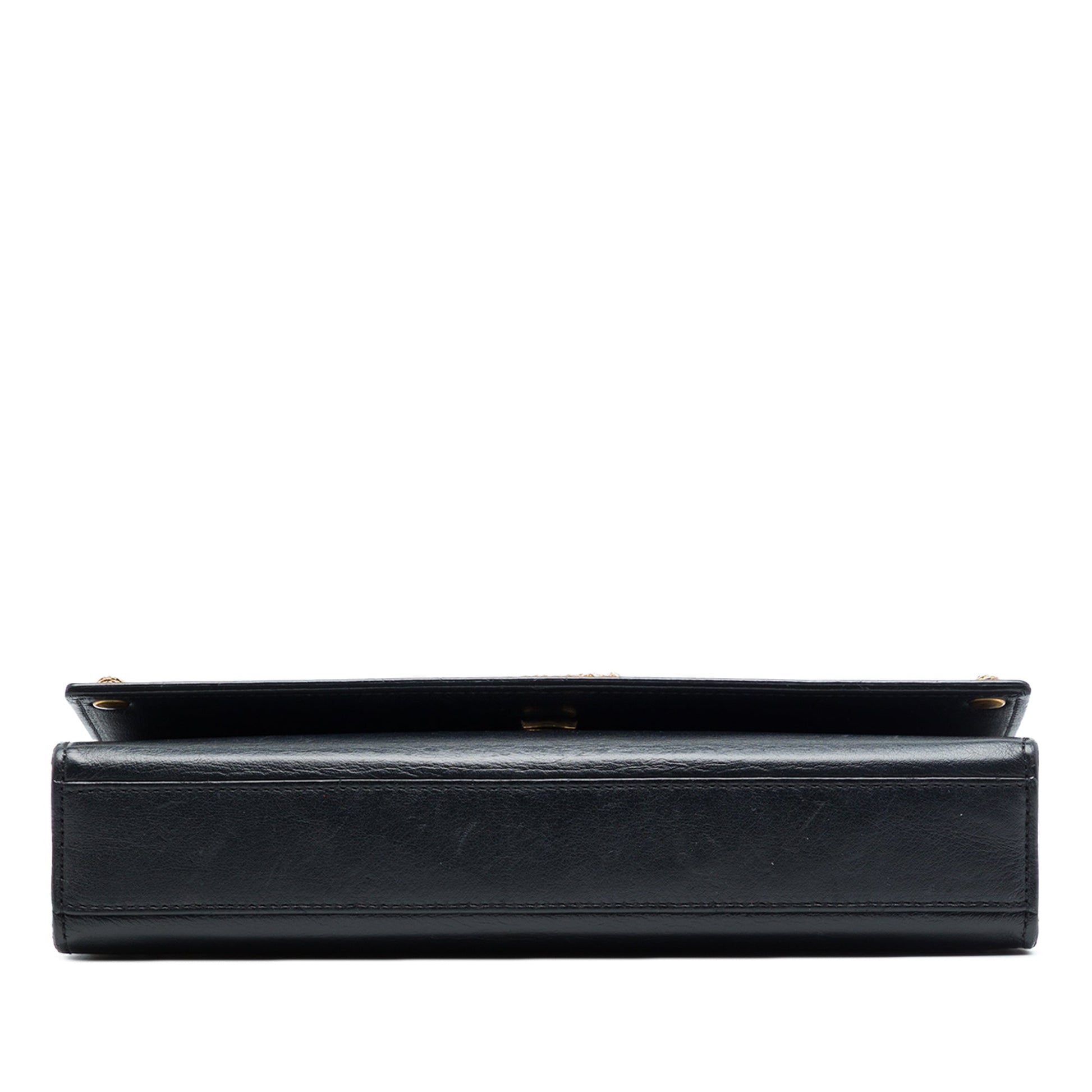 Saint Laurent Medium Smooth Calfskin Braided Monogram Kate Crossbody