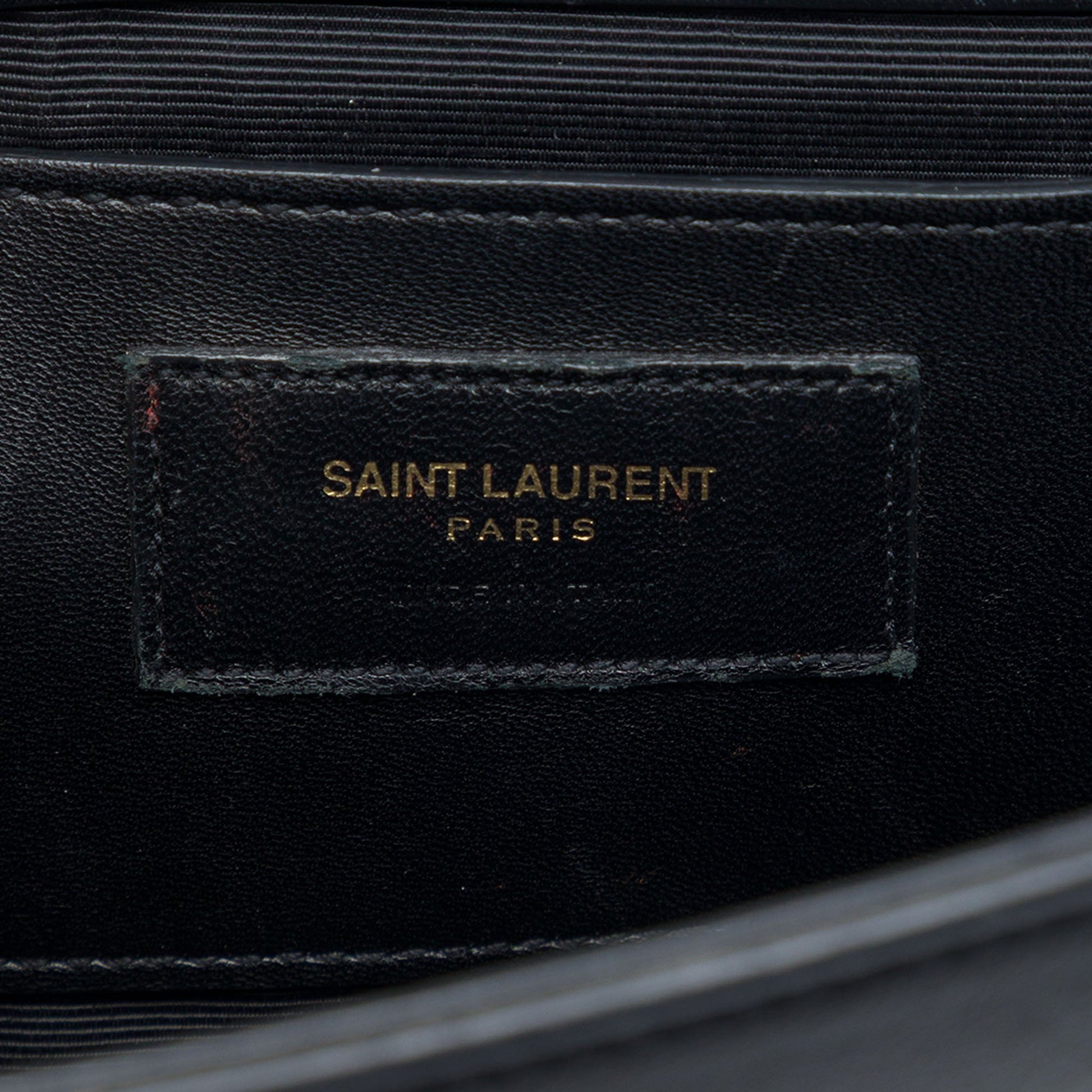 Saint Laurent Medium Smooth Calfskin Braided Monogram Kate Crossbody