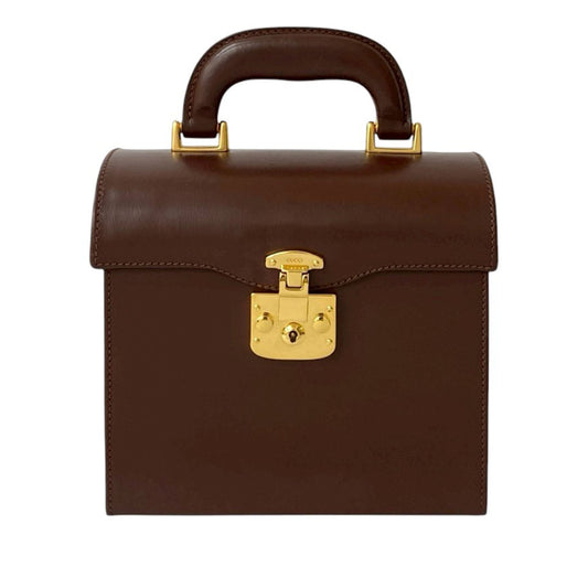 Gucci Leather Lady Lock Handbag