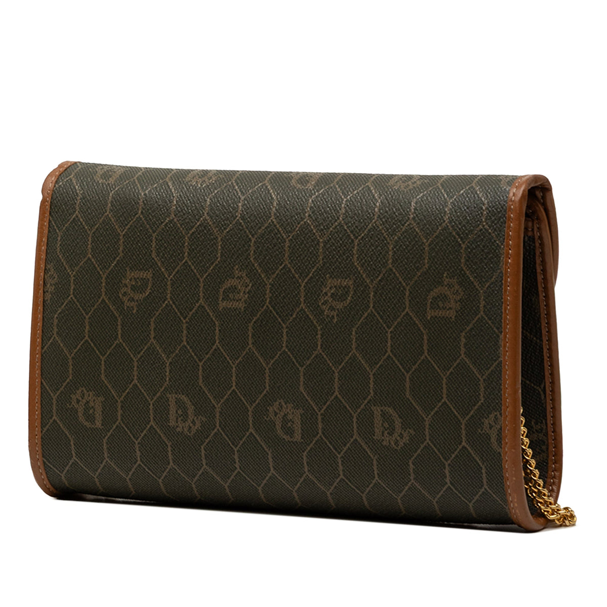 Dior Honeycomb Coated Canvas Chain Crossbody
