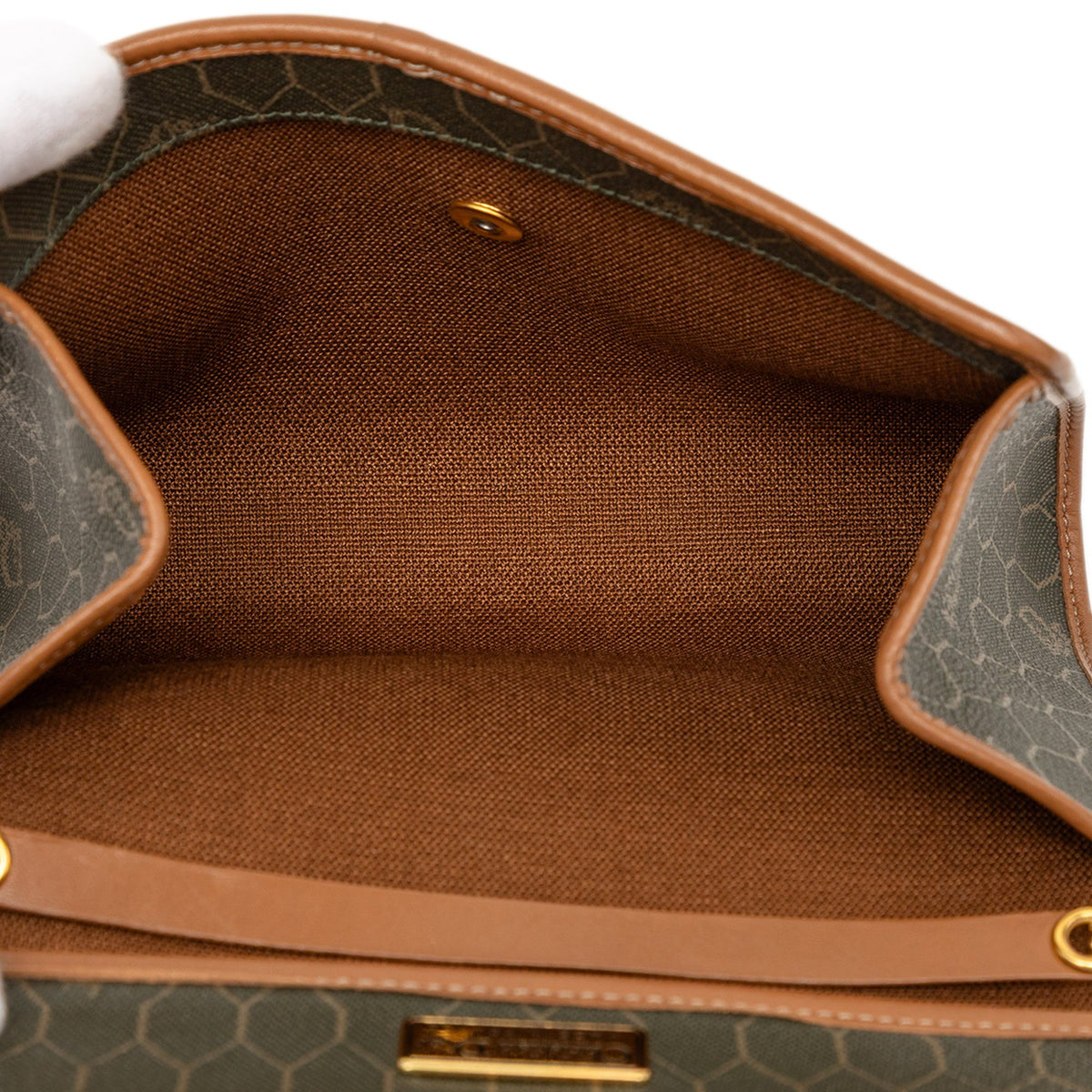 Dior Honeycomb Coated Canvas Chain Crossbody