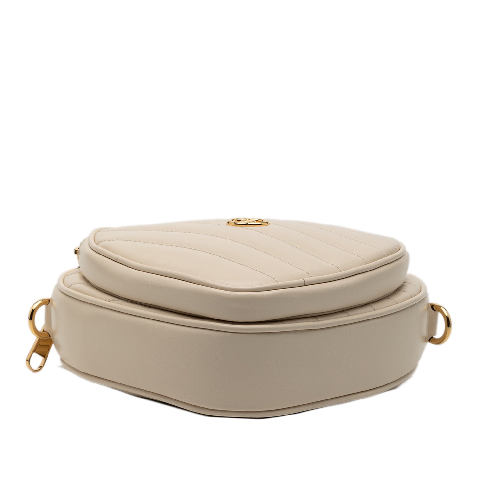 Gucci Mini Matelasse Leather Heart Crossbody