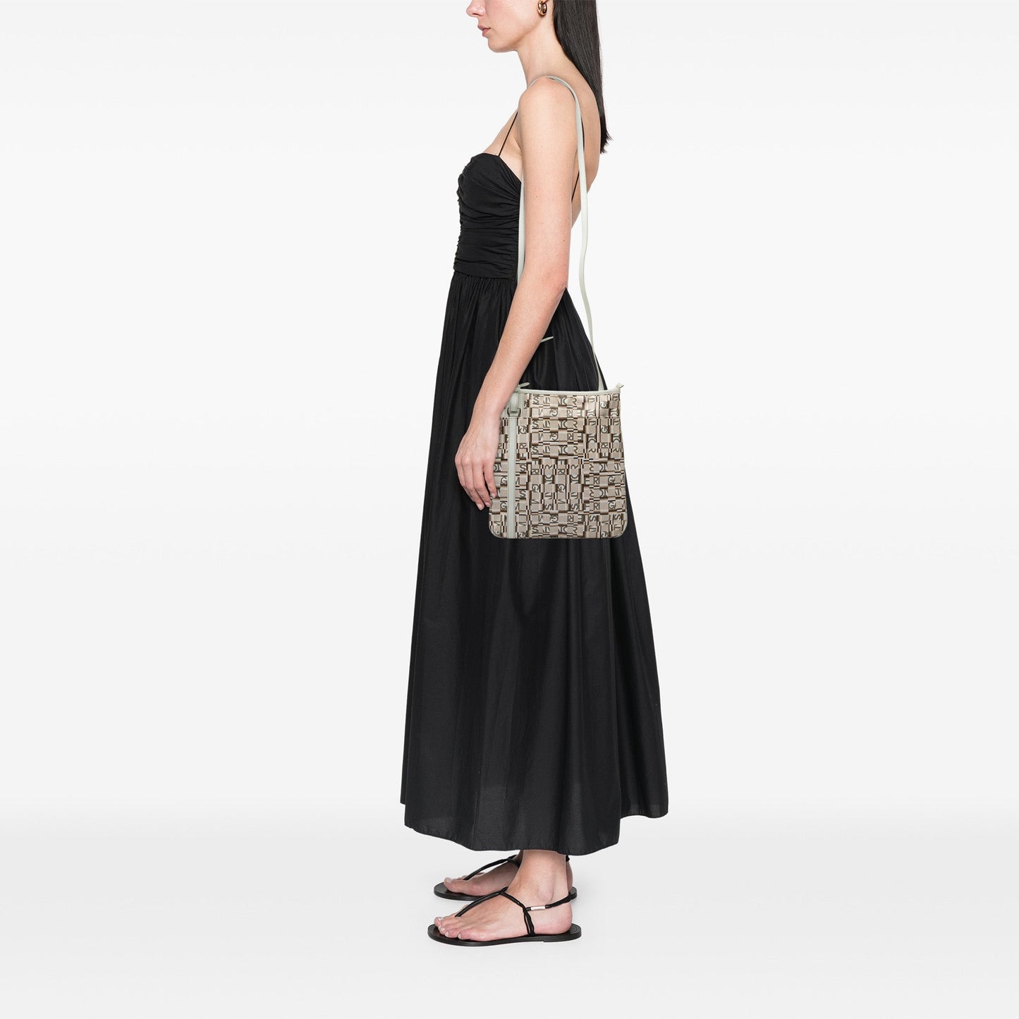 Ferragamo Coated Canvas Logo Crossbody