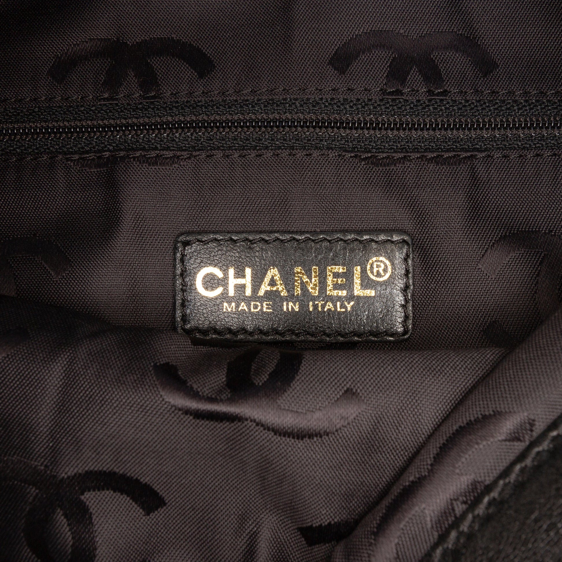 Chanel CC Chocolate Bar Lambskin Fold Down Envelope Shoulder Bag