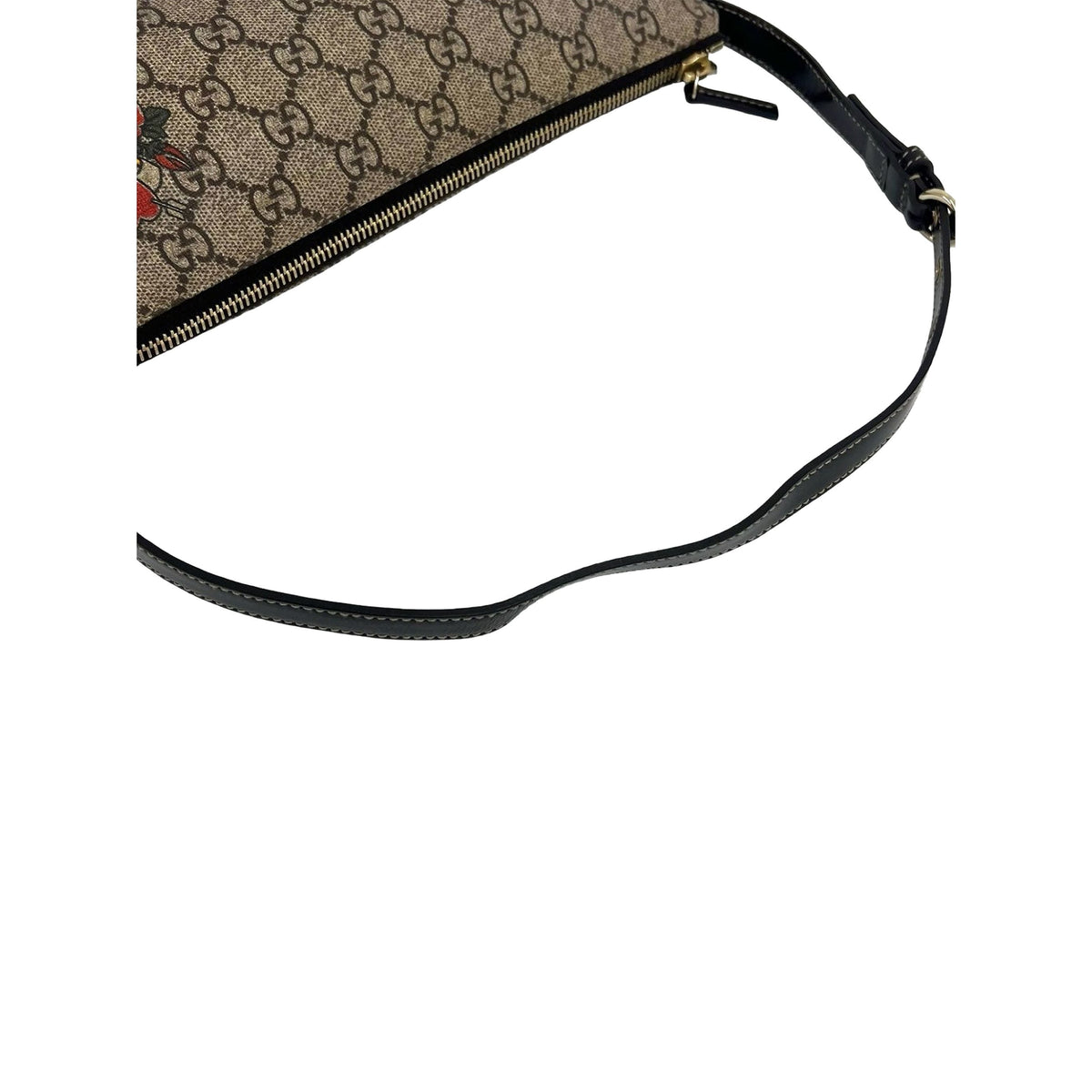 Gucci GG Supreme Tattoo Heart Handbag — Beige