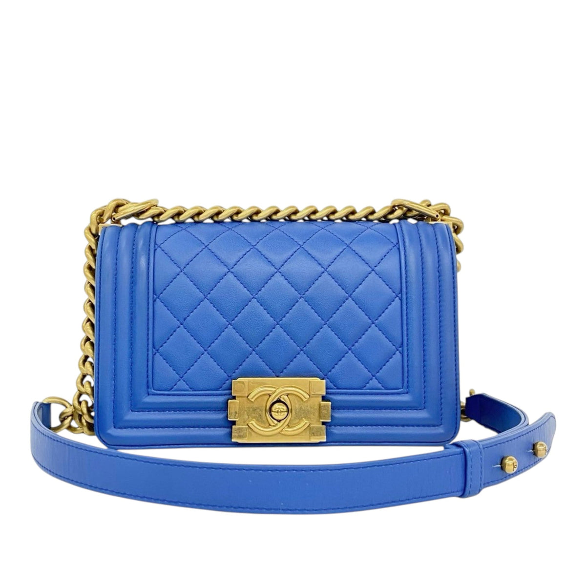 Chanel Small Quilted Lambskin Boy Flap