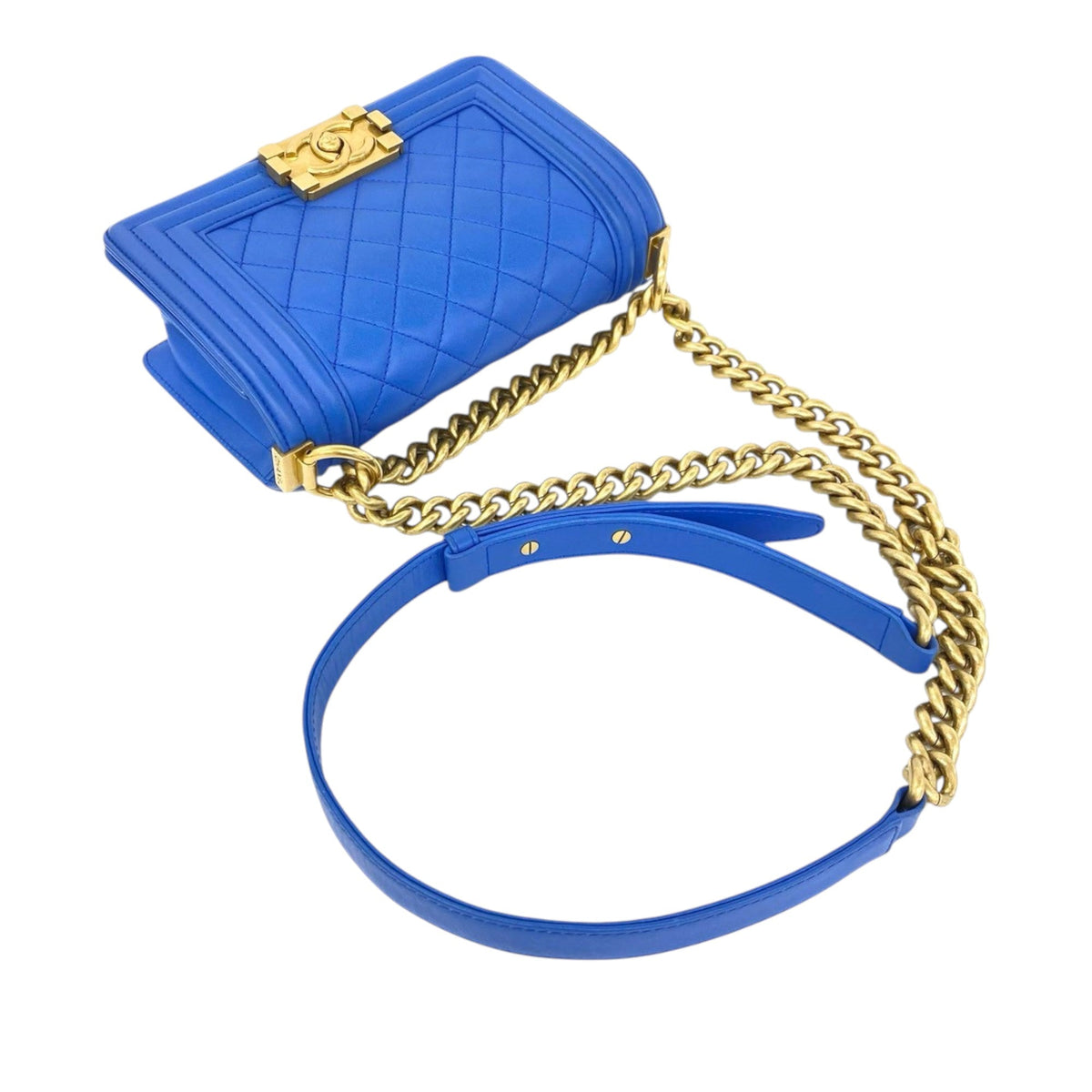 Chanel Small Quilted Lambskin Boy Flap