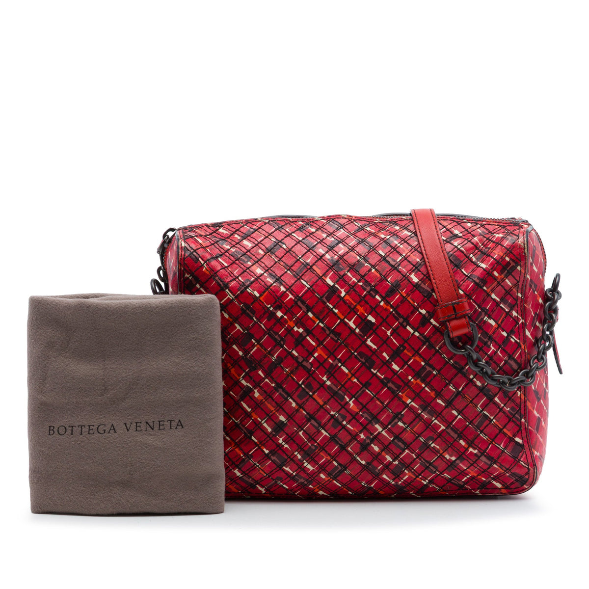 Bottega Veneta Printed Leather Camera Bag