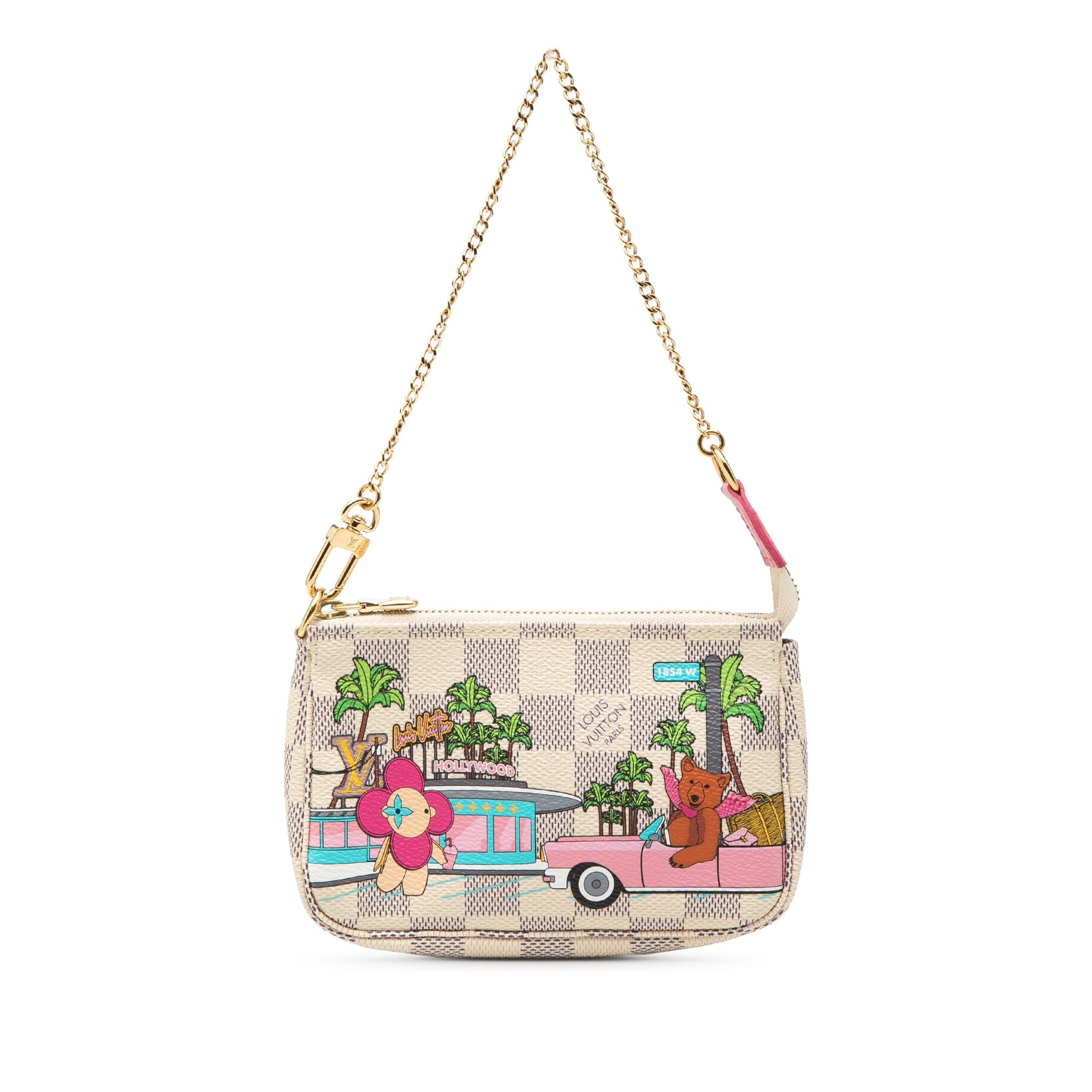 Louis Vuitton Damier Azur Animation Hollywood Mini Pochette Accessoires