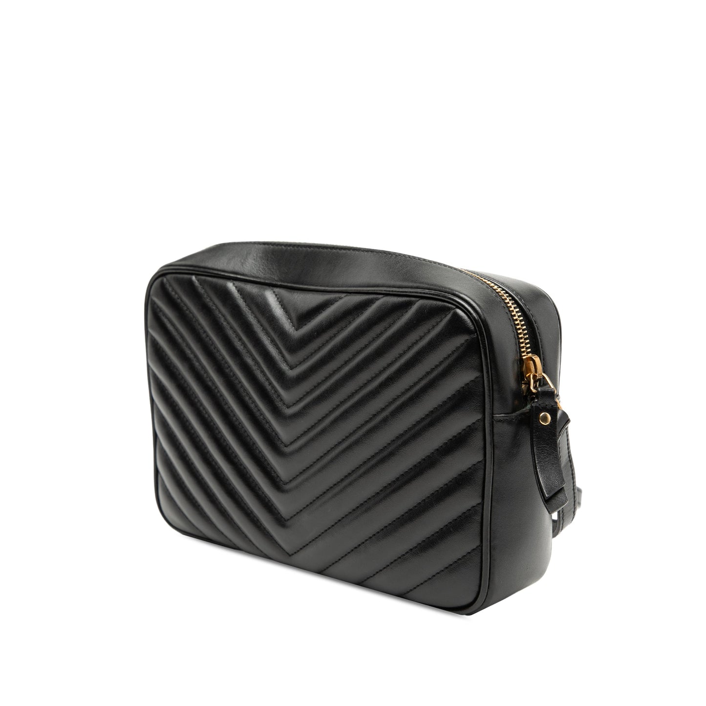 Saint Laurent Matelasse Leather Monogram Lou Camera Bag