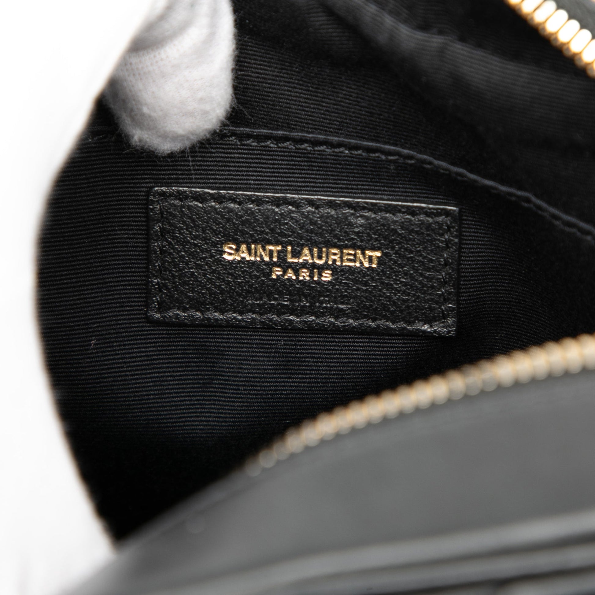 Saint Laurent Matelasse Leather Monogram Lou Camera Bag