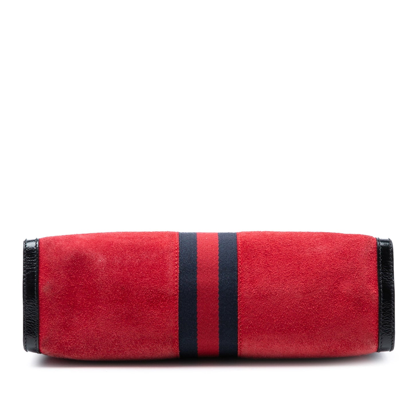 Gucci Medium Suede Web Ophidia Chain Shoulder Bag