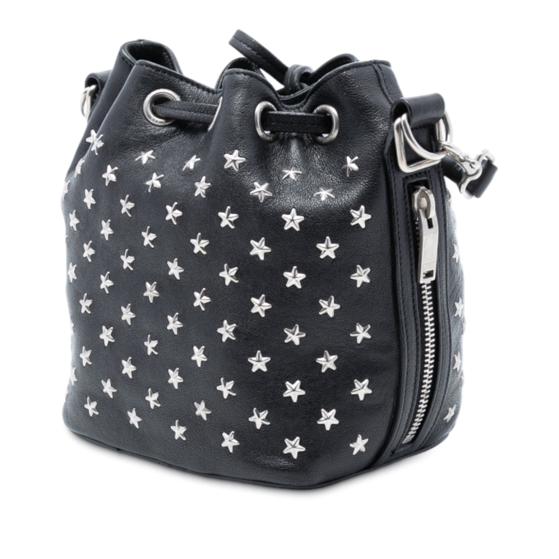 Saint Laurent Small Star Studded Calfskin Emmanuelle Bucket Bag