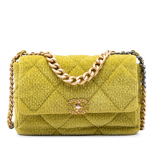 Chanel Large Corduroy 19 Flap