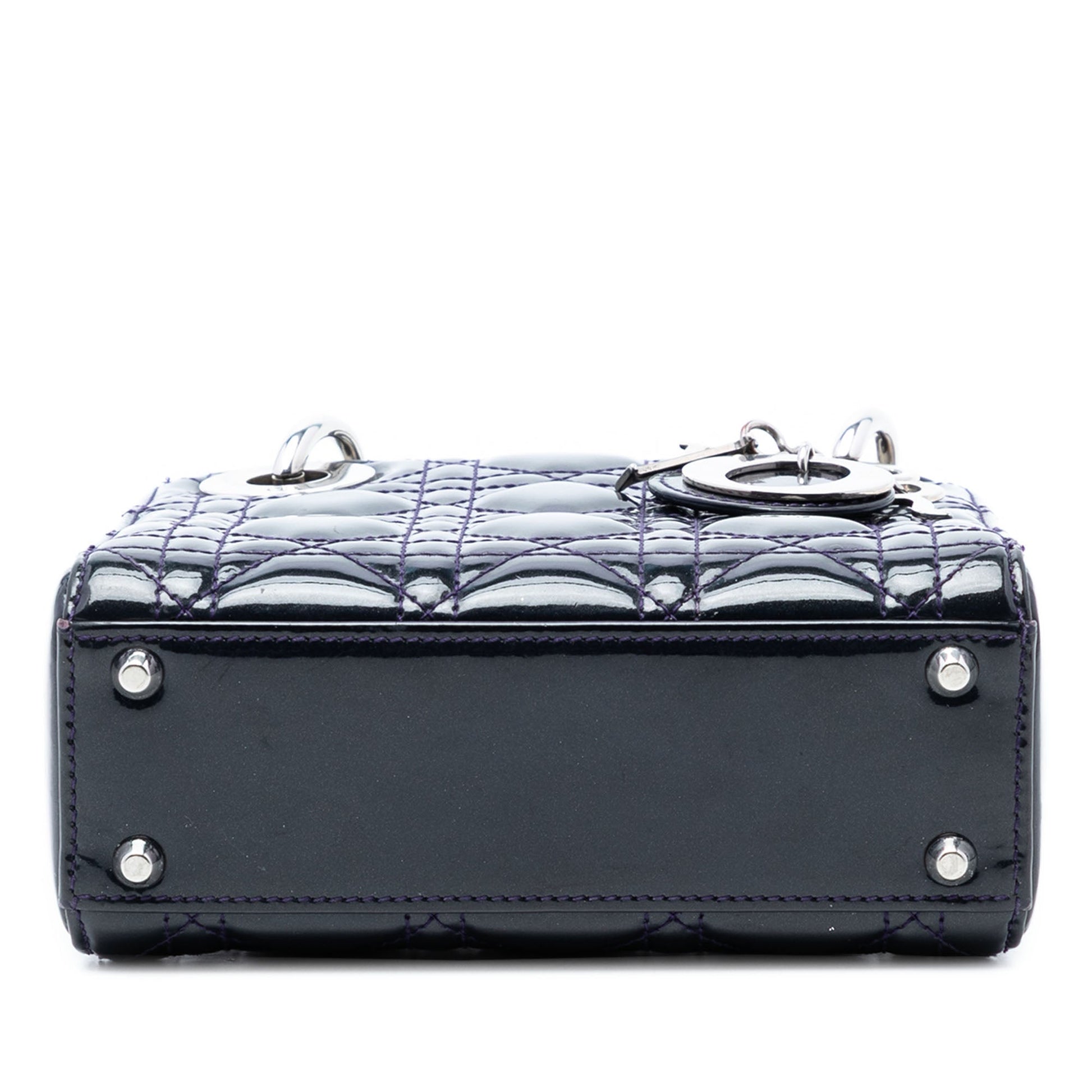 Dior Mini Patent Cannage Lady Dior