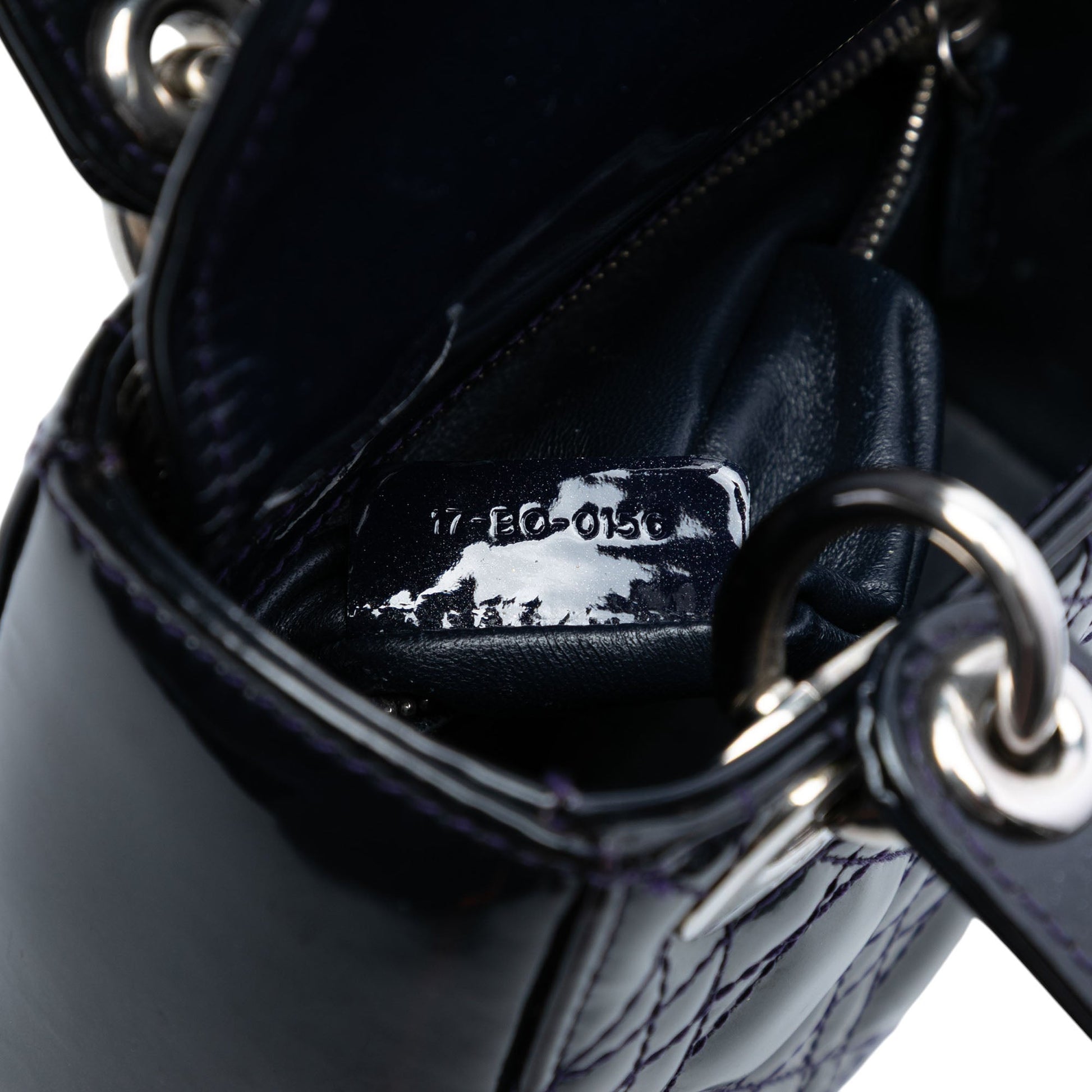 Dior Mini Patent Cannage Lady Dior