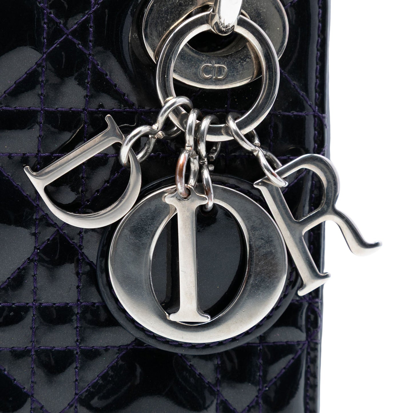 Dior Mini Patent Cannage Lady Dior